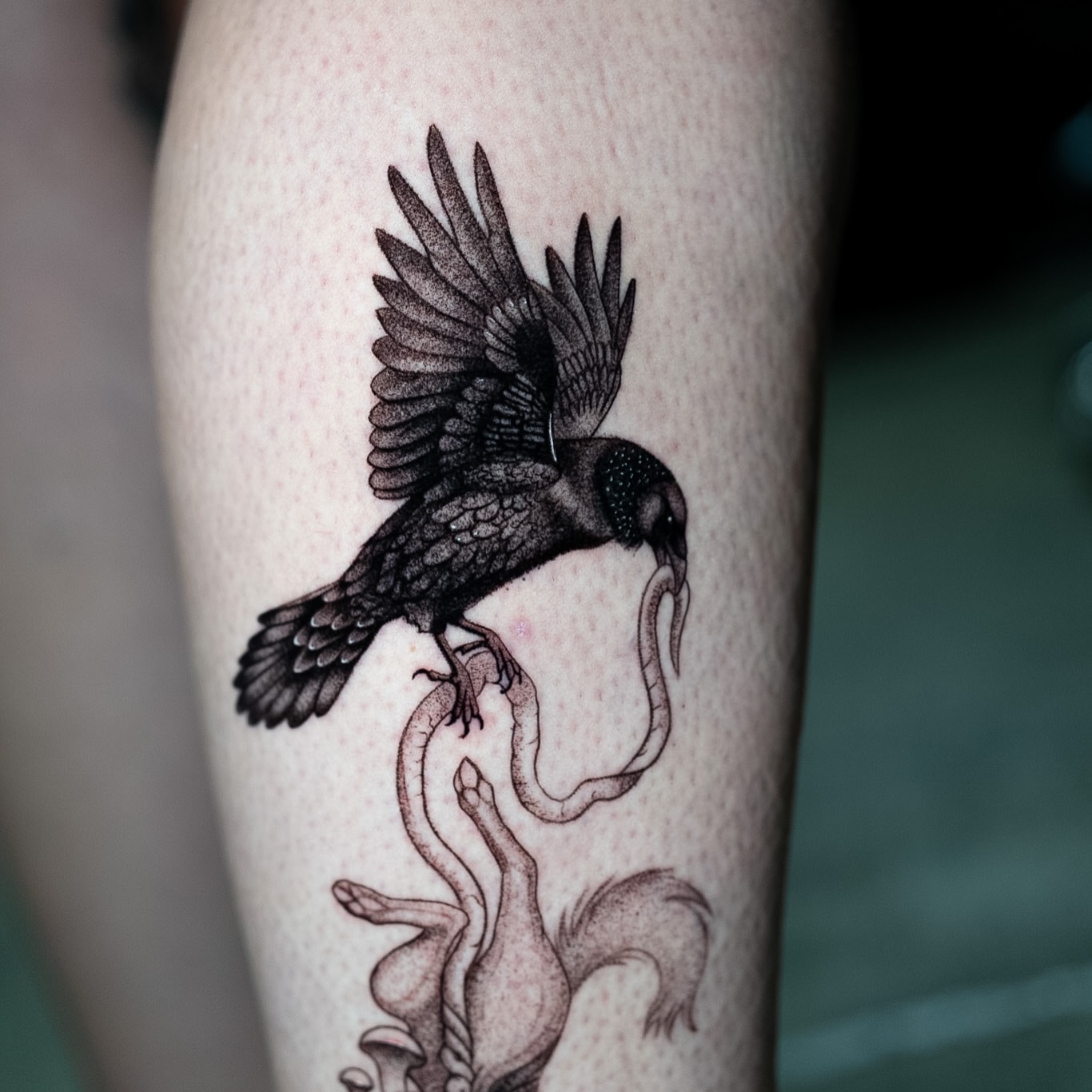 Tattoo by @inkdrunkjorden โ black_and_grey, realism