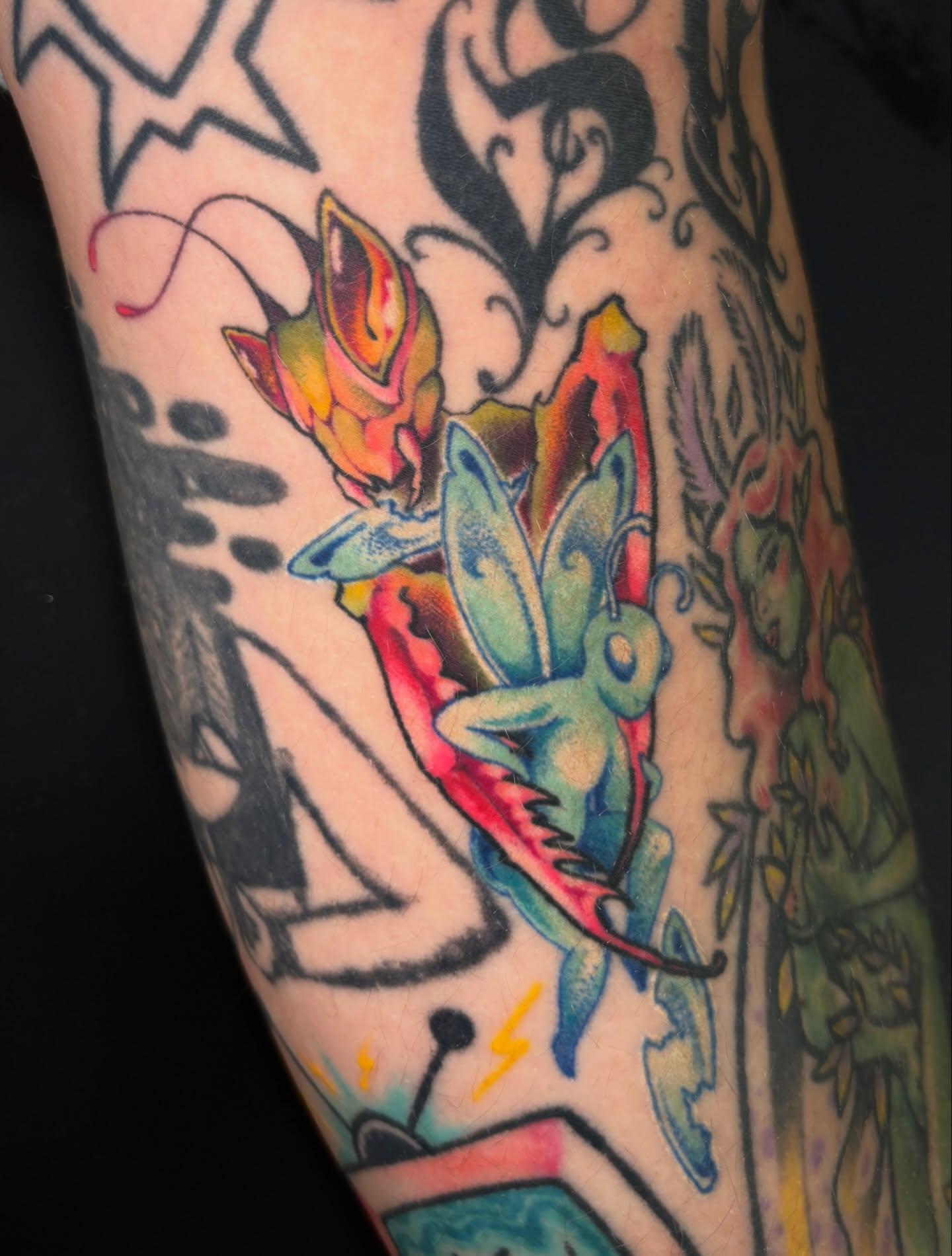 Tattoo by @izadeeg — american_traditional, watercolor