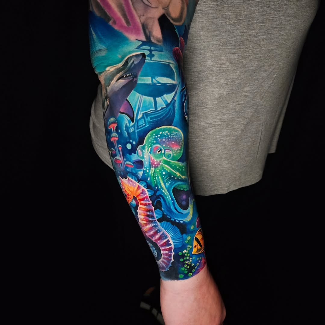 Tattoo by @tylermalek — realism, new_school