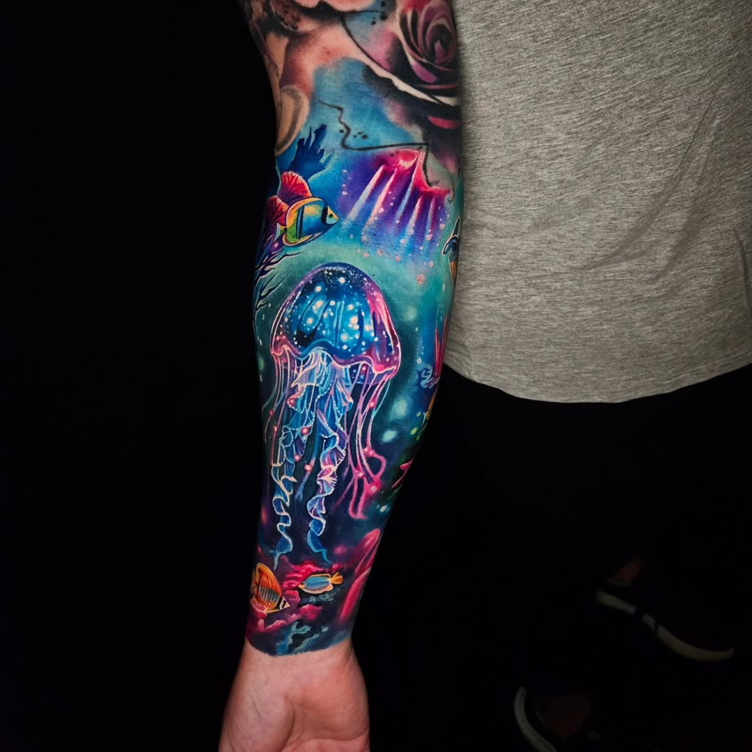 Tattoo by @tylermalek — realism, watercolor