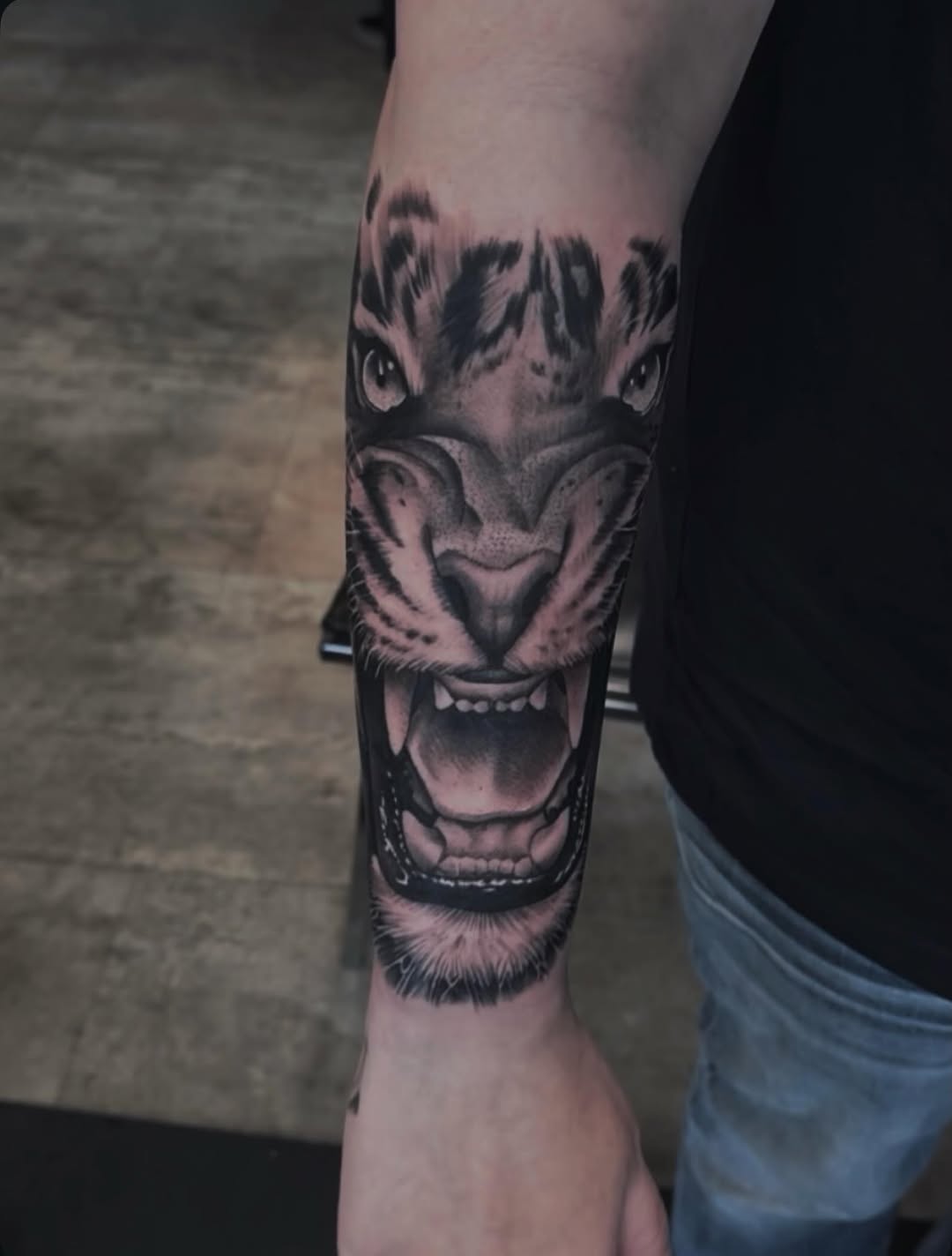 Tattoo by @_aaroncarey — realism, black_and_grey