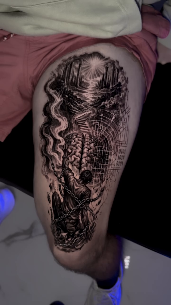 Tattoo by @armandius777 — blackwork, geometric