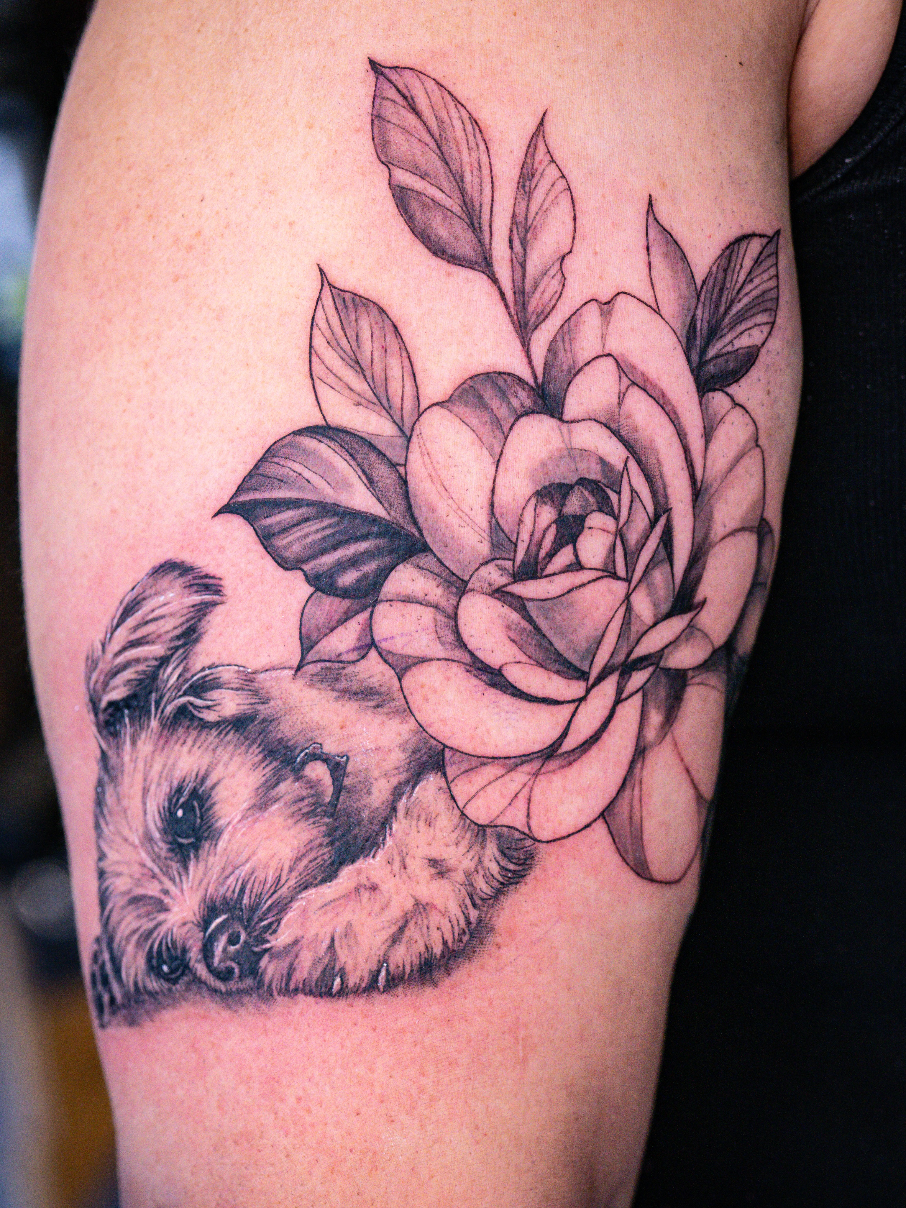 Tattoo by @le_gaucher_tatouage — realism, black_and_grey