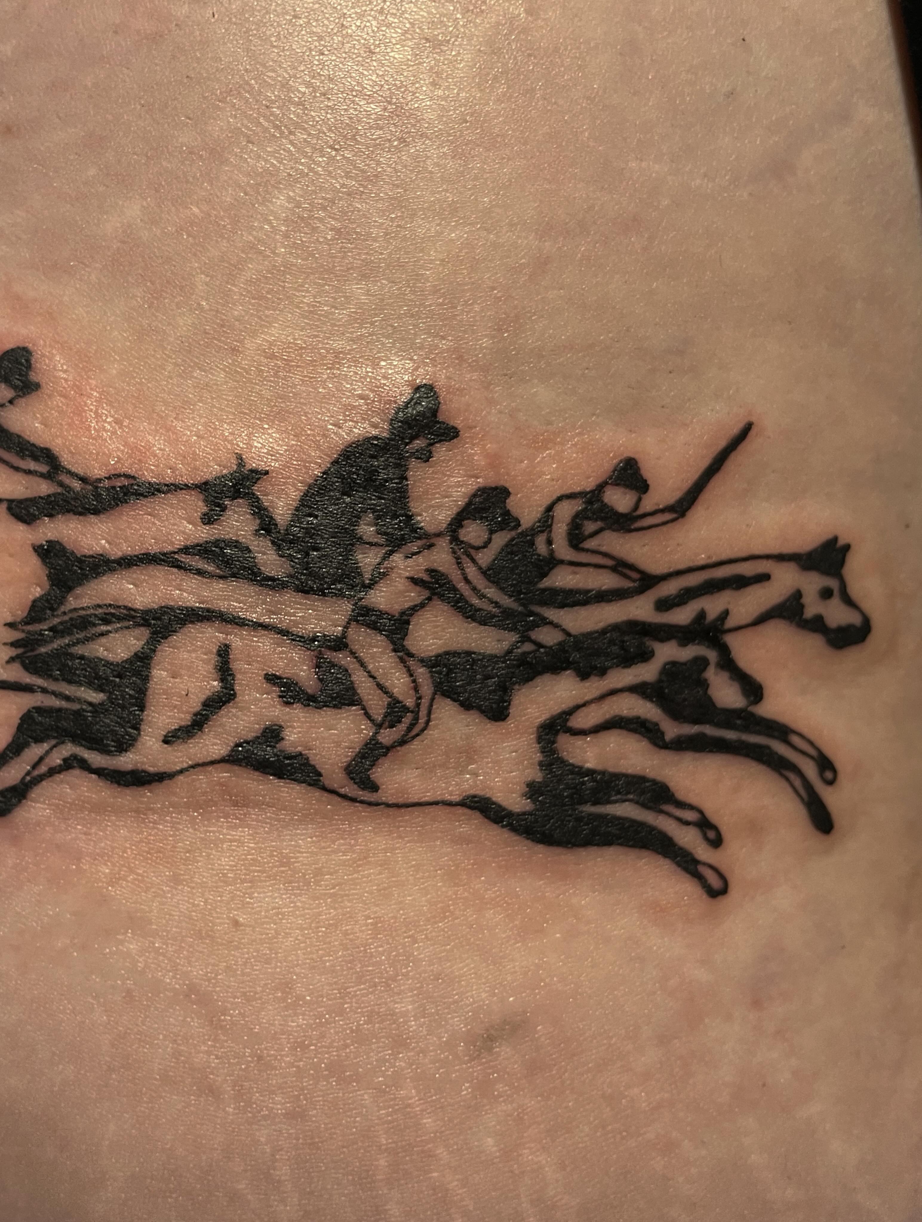 Tattoo by @trisaratoptattoos β black_and_grey