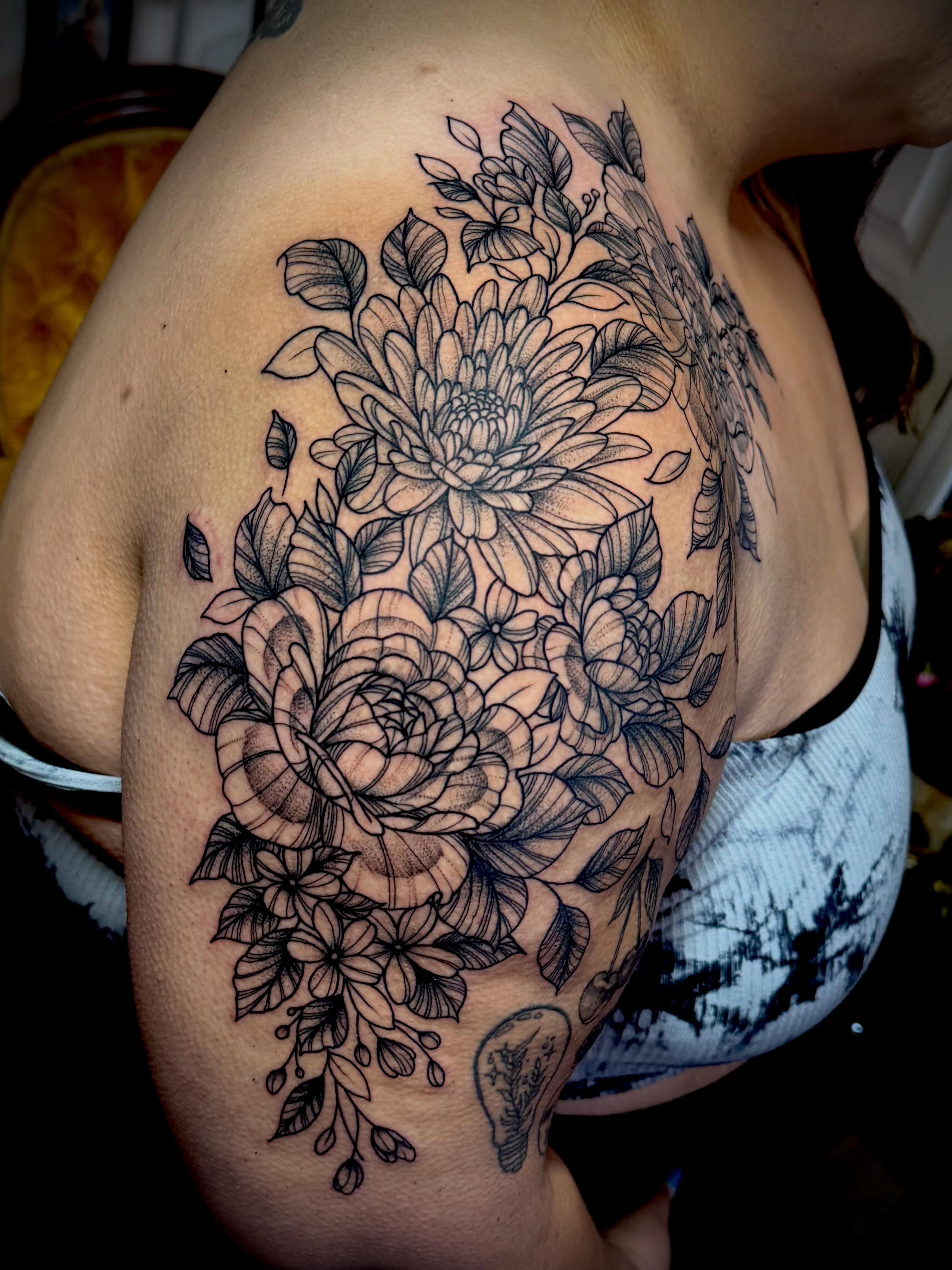 Tattoo by @uncommoncreature — black_and_grey, realism