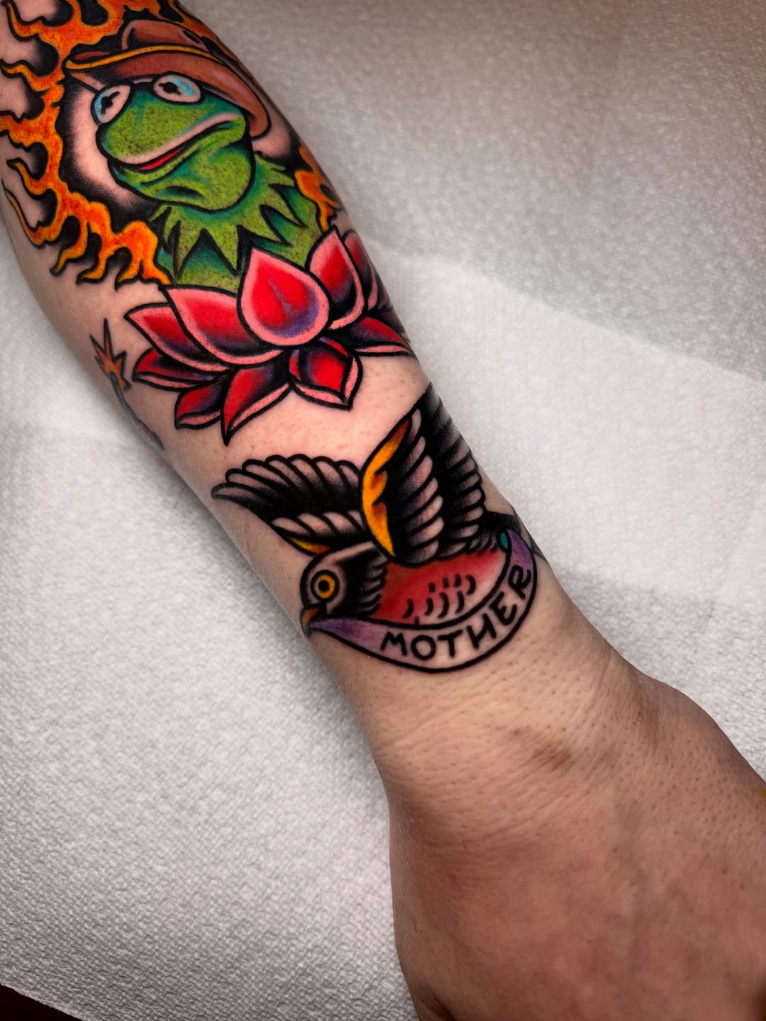 Tattoo by @floodrat — american_traditional, neo_traditional