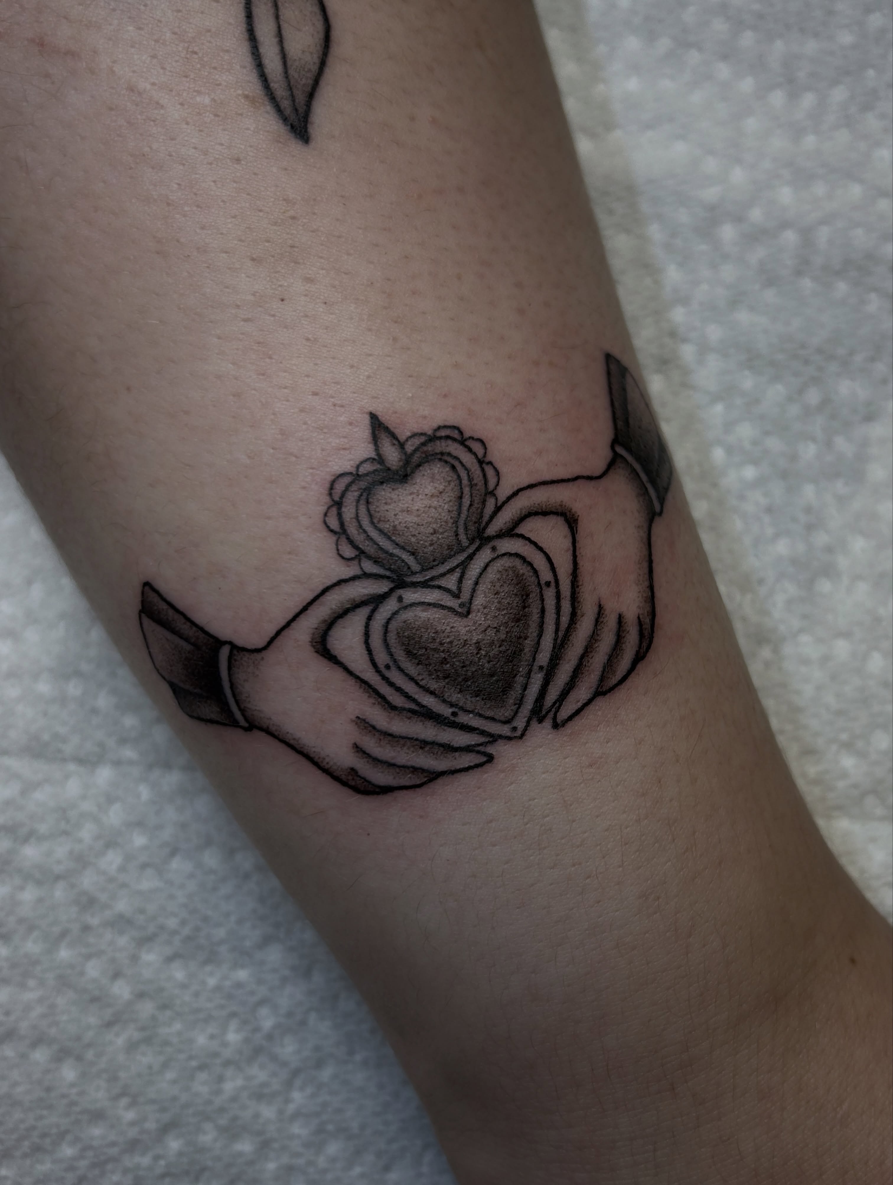 Tattoo by @midwestcrybaby — black_and_grey