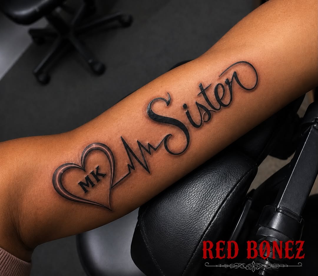 Tattoo by @get_red_b0nez — lettering_script, fine_line