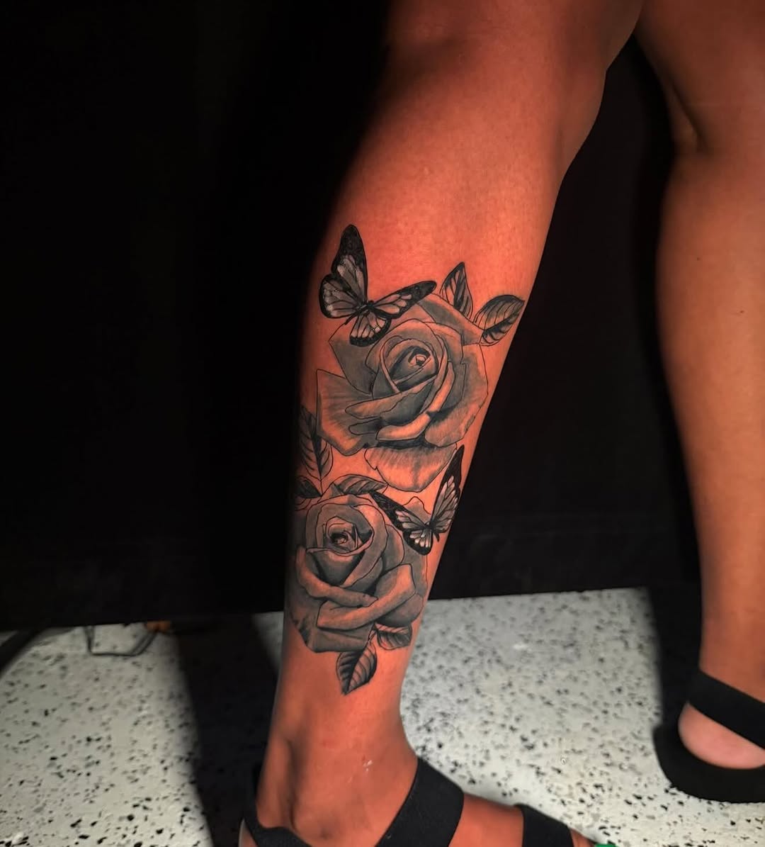 Tattoo by @inkbyt0ny — realism, black_and_grey