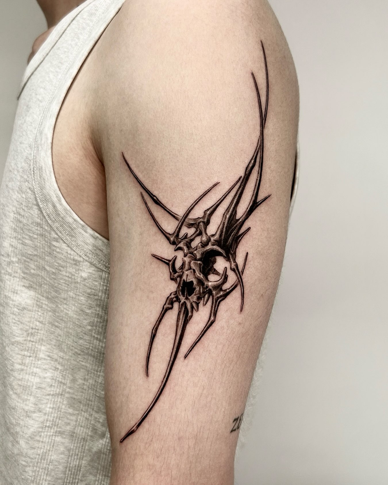 Tattoo by @sailor_solar_ — black_and_grey