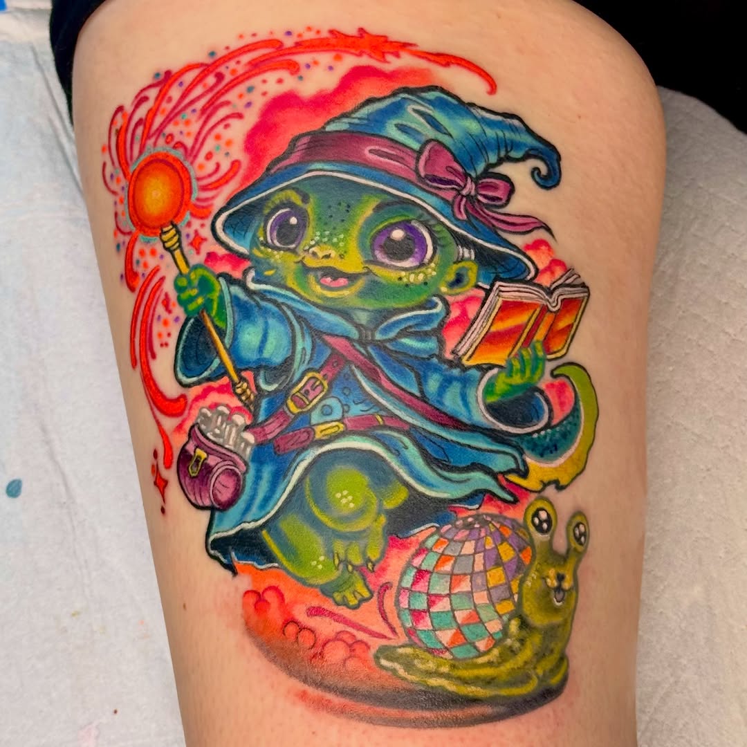 Tattoo by @tattoosbybacon โ new_school