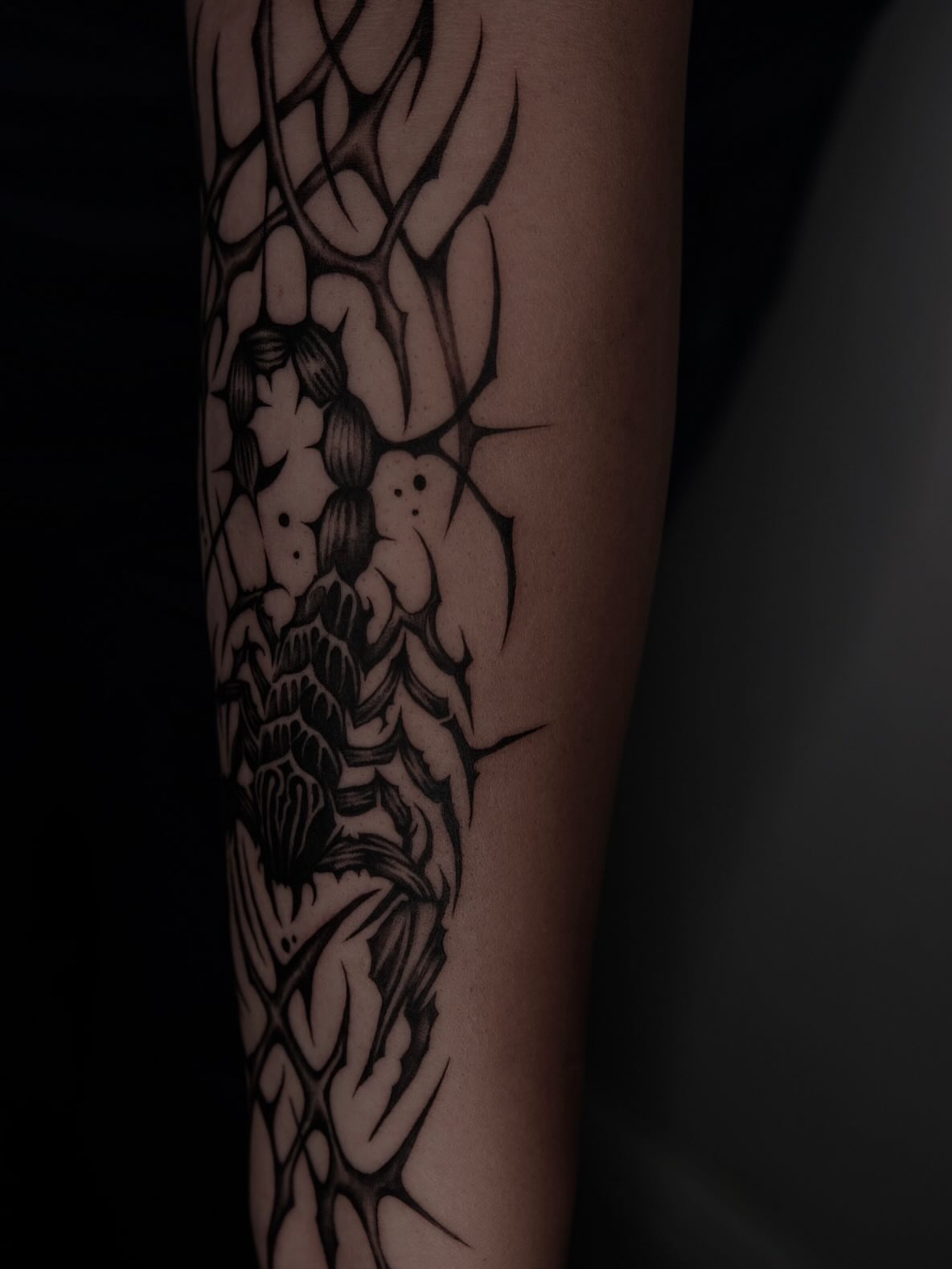 Tattoo by @grxytattoo — black_and_grey