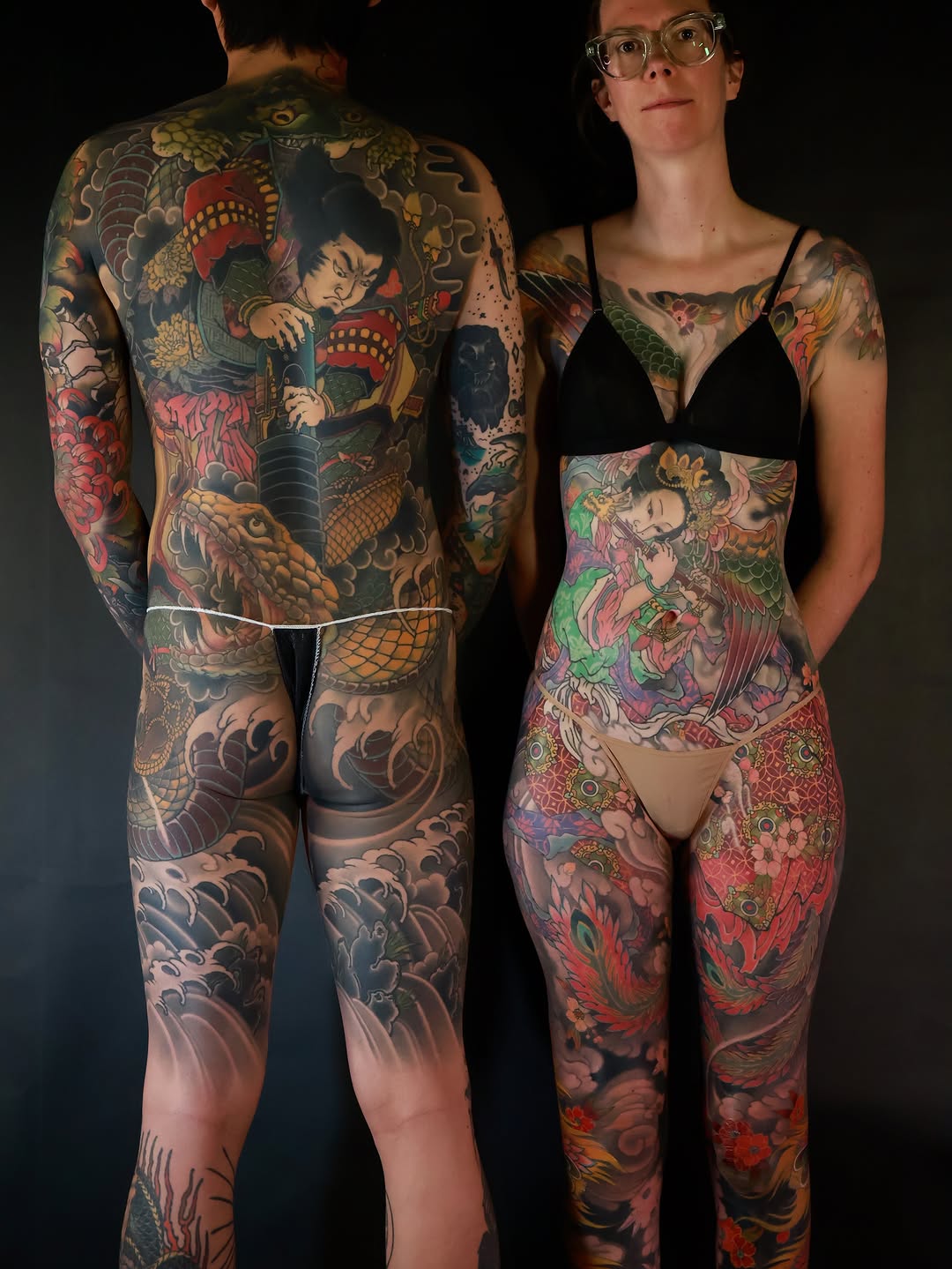 Full body japanese bodysuit Japanese tattoo on the torso by Hocheon