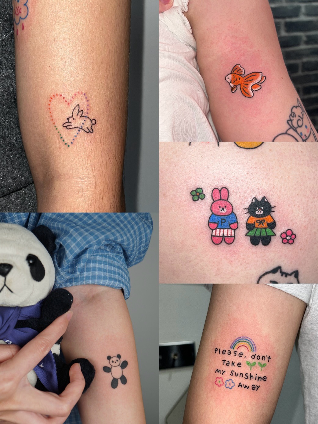 Tattoo by @piggy_boogy — dotwork, anime