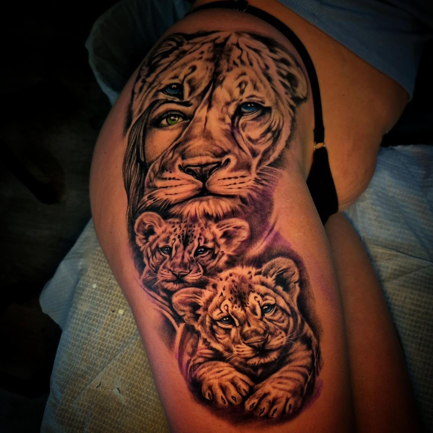 Tattoo by @wizard_tattooer — realism, black_and_grey