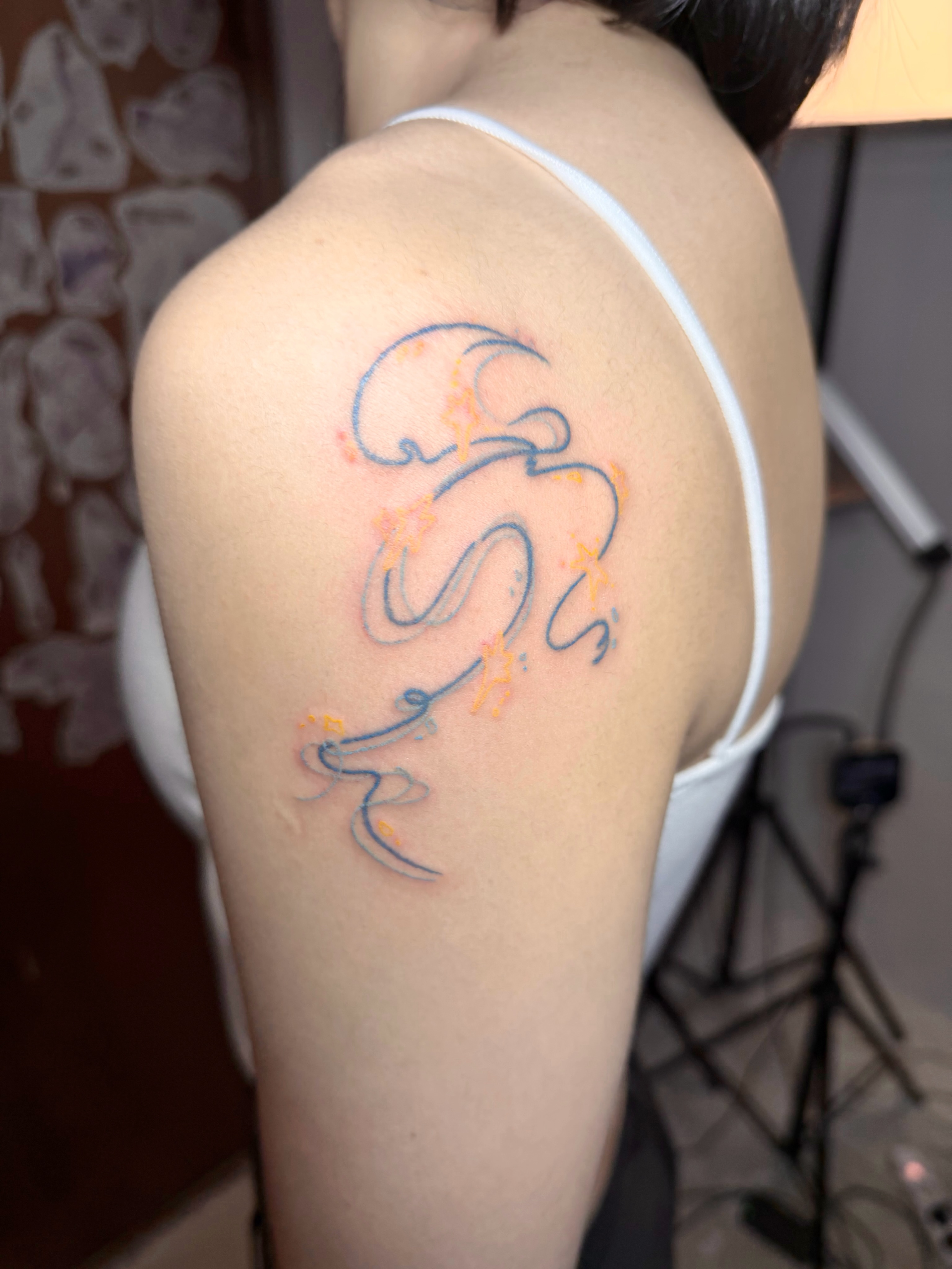 Tattoo by @nagool_tattoo — dotwork