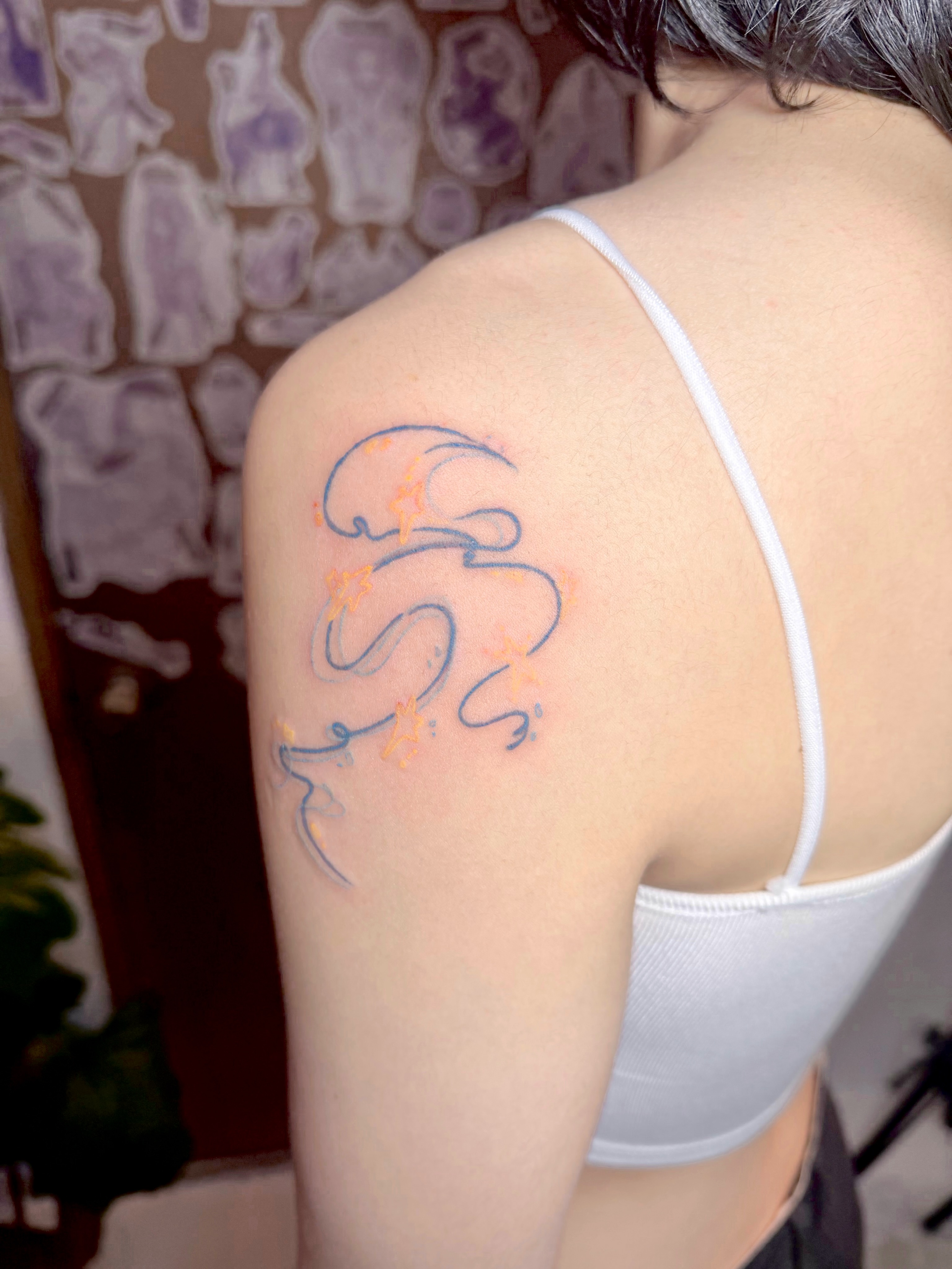 Tattoo by @nagool_tattoo — dotwork