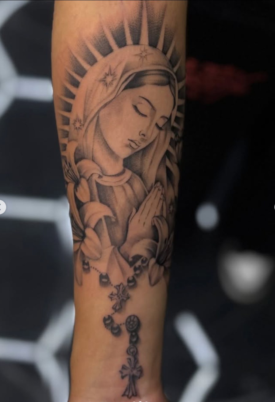 Tattoo by @prettypixieink_ β black_and_grey, realism