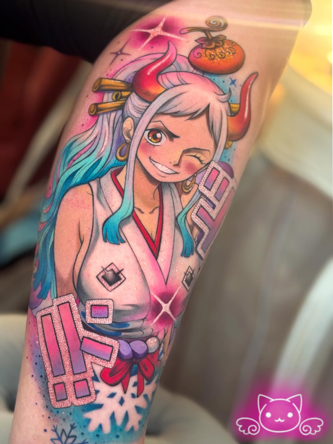 Tattoo by @maria.catwaii.tattoos — anime, new_school