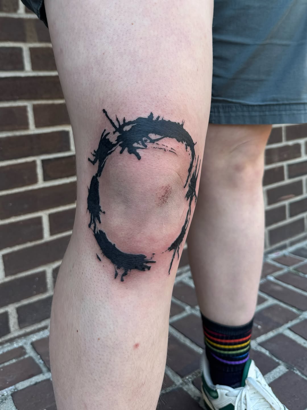 Tattoo by @mxminks โ blackwork, illustrative