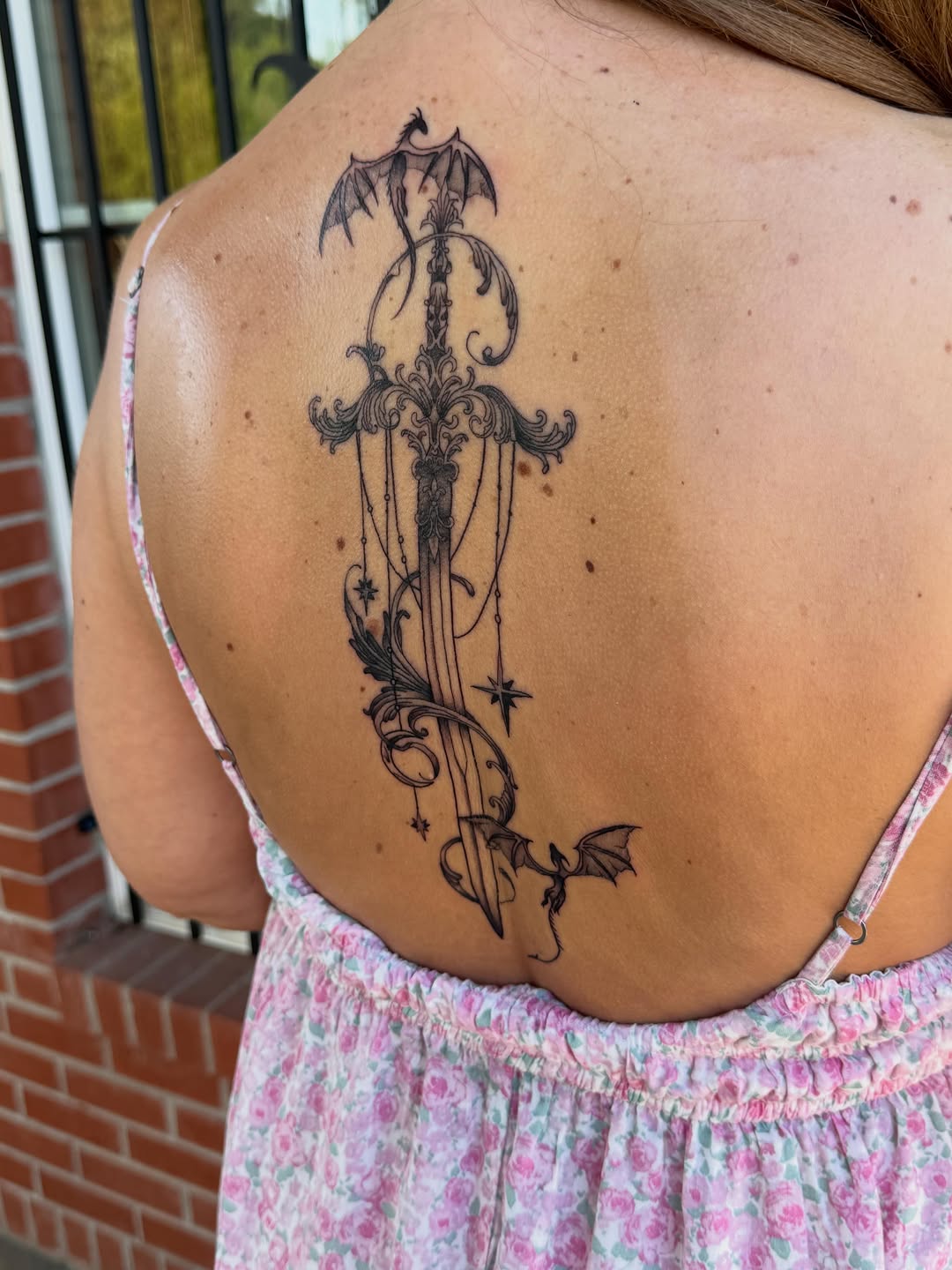 Tattoo by @tatsbythealycat — fine_line, black_and_grey