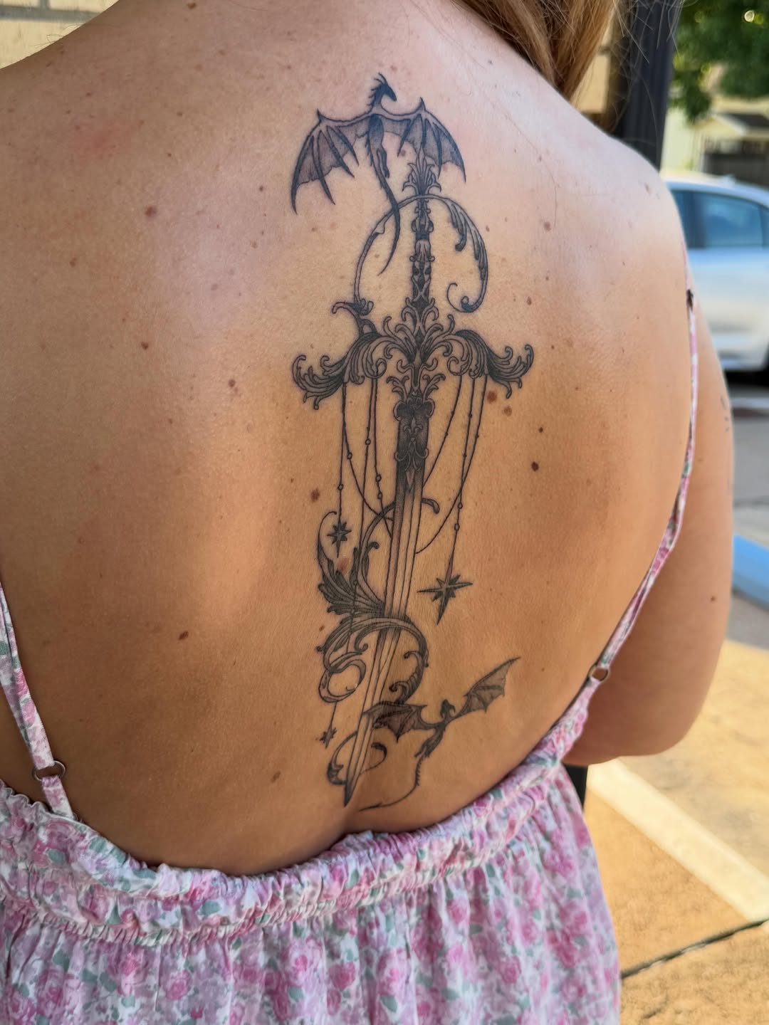 Tattoo by @tatsbythealycat — fine_line, black_and_grey