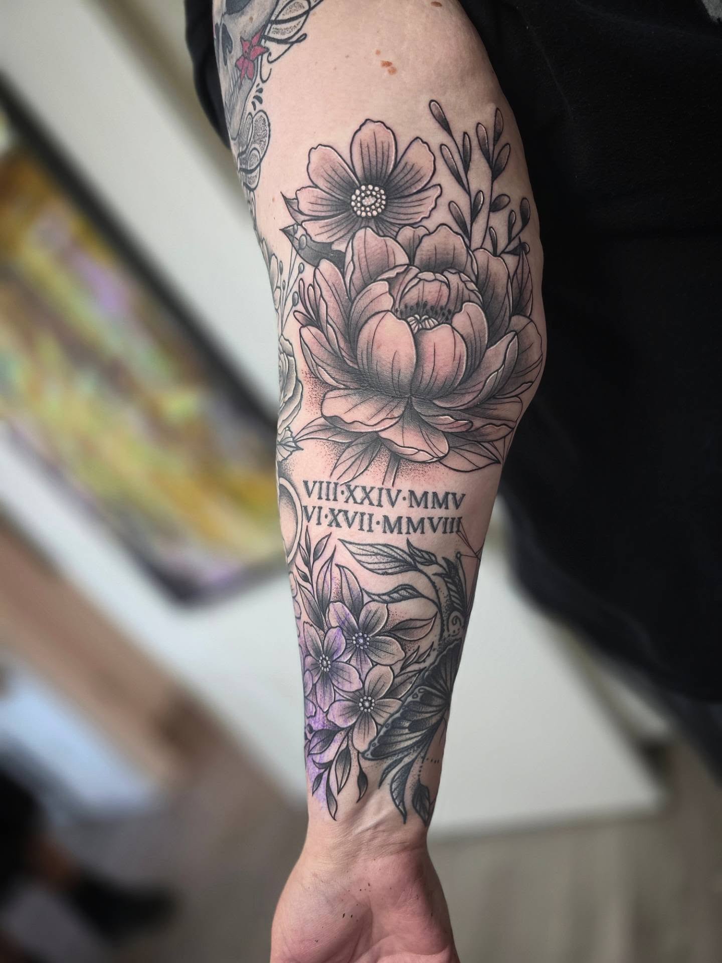 Tattoo by @robot85kills — black_and_grey
