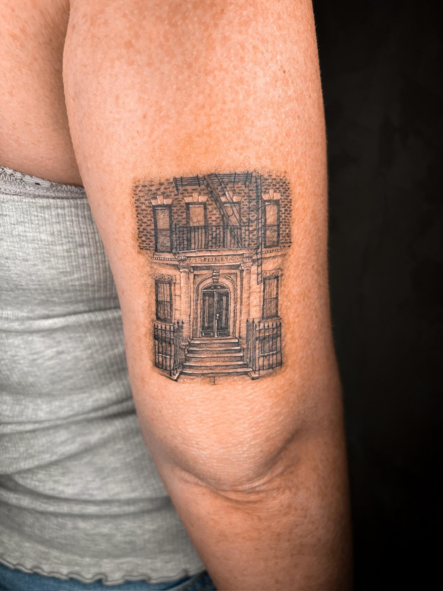 Tattoo by @eudokeotattoo — black_and_grey
