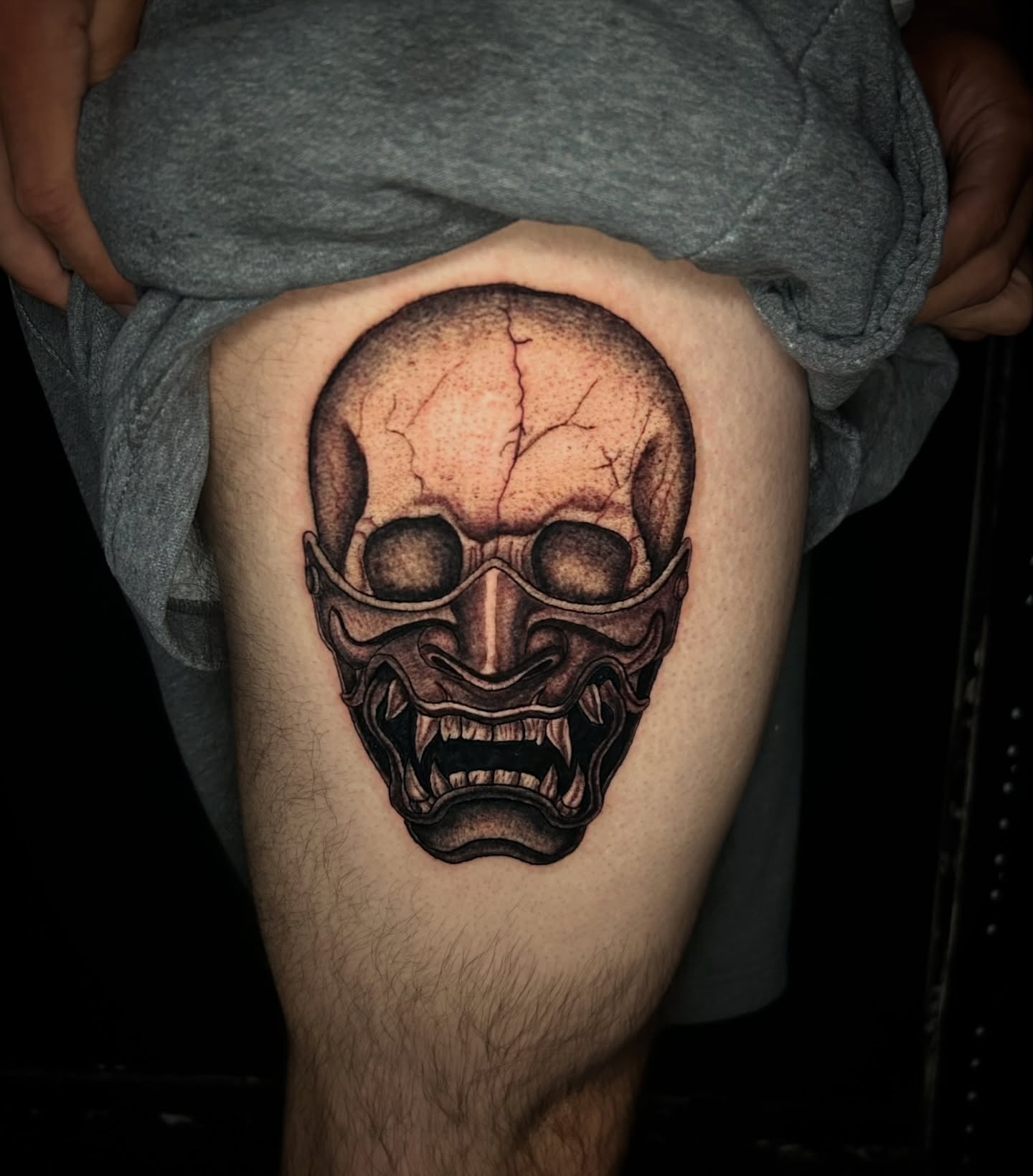 Tattoo by @inclusiveink_fran — dark_realism