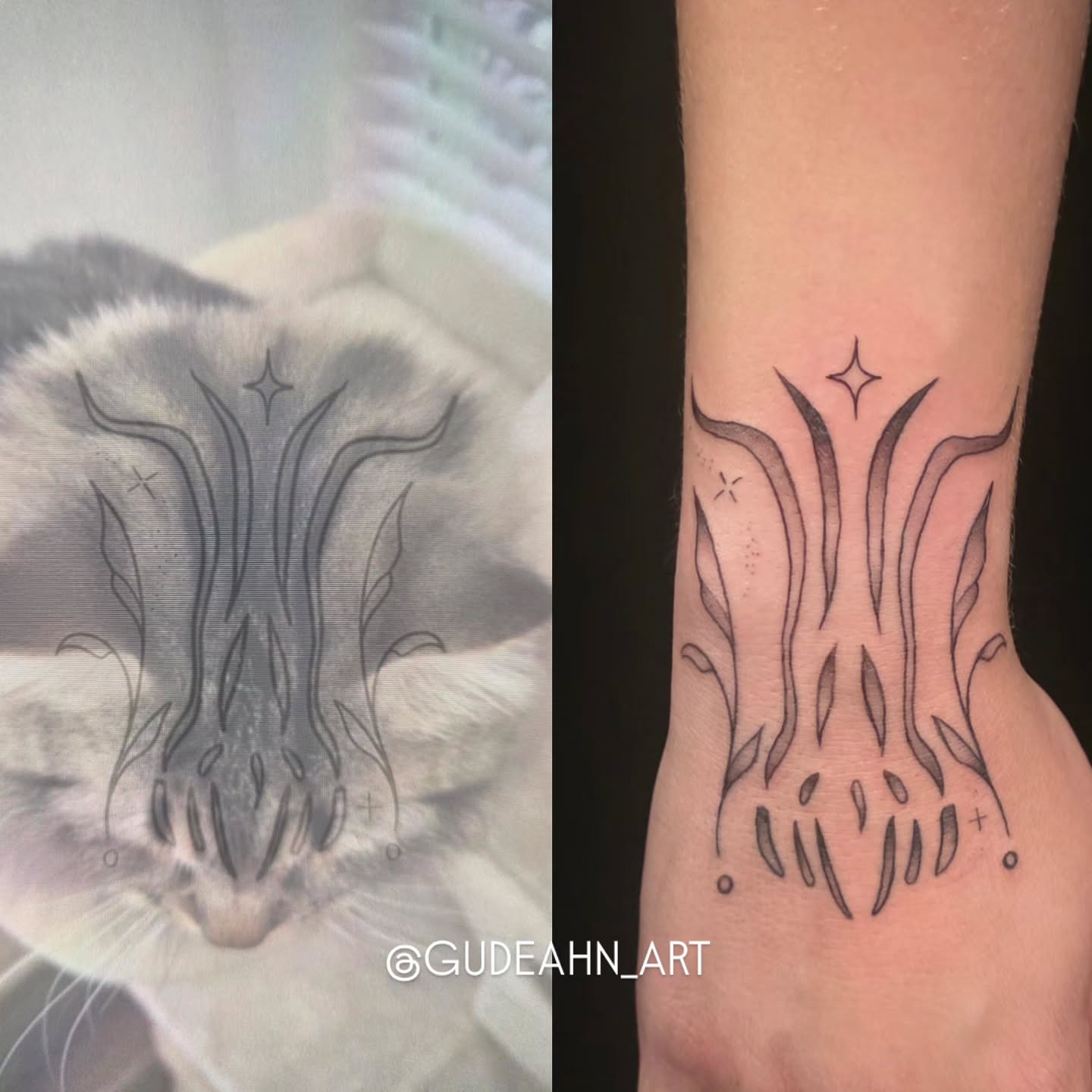 Tattoo by @gudeahn_art — black_and_grey