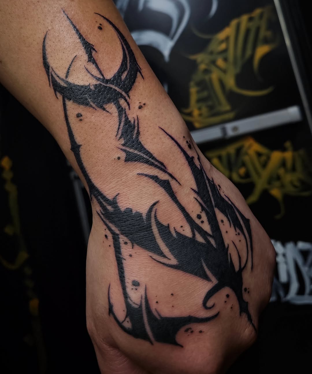 Tattoo by @d.r_tattoos — blackwork