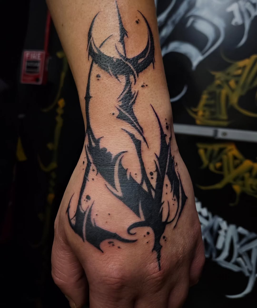 Tattoo by @d.r_tattoos — blackwork
