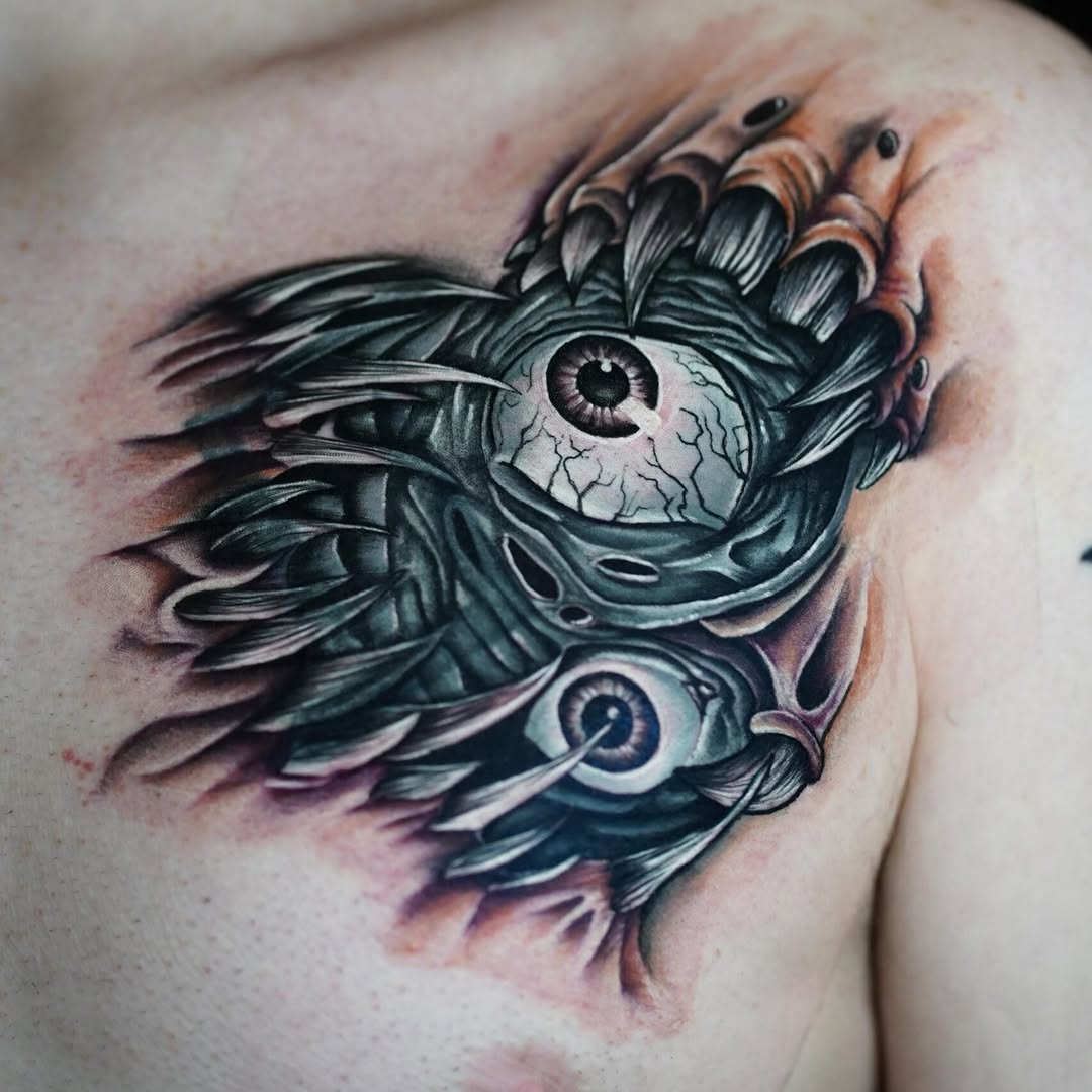 Tattoo by @dr_zeus_tattoo — realism, dark_realism