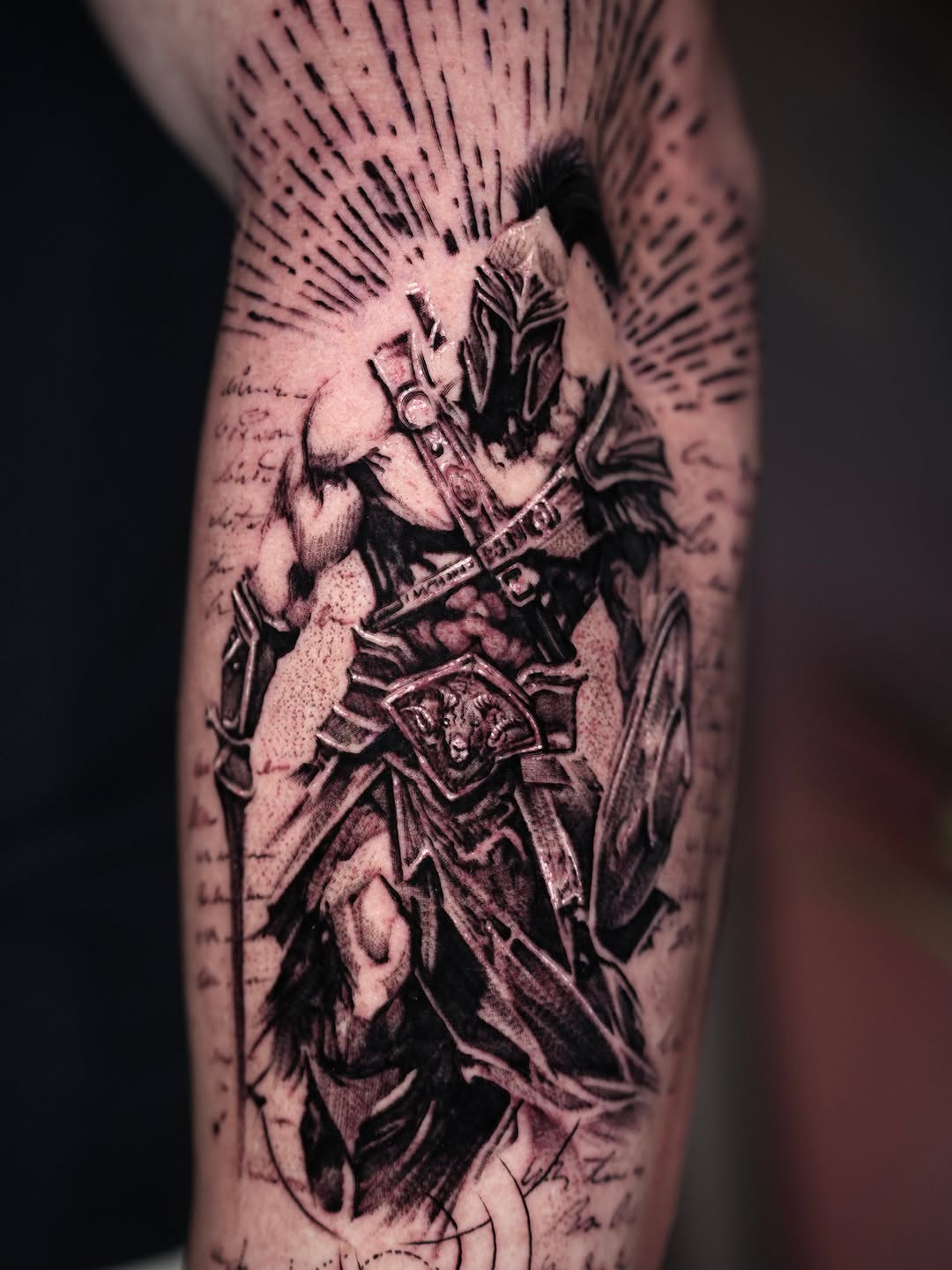 Tattoo by @adriantattoohlg — realism, black_and_grey