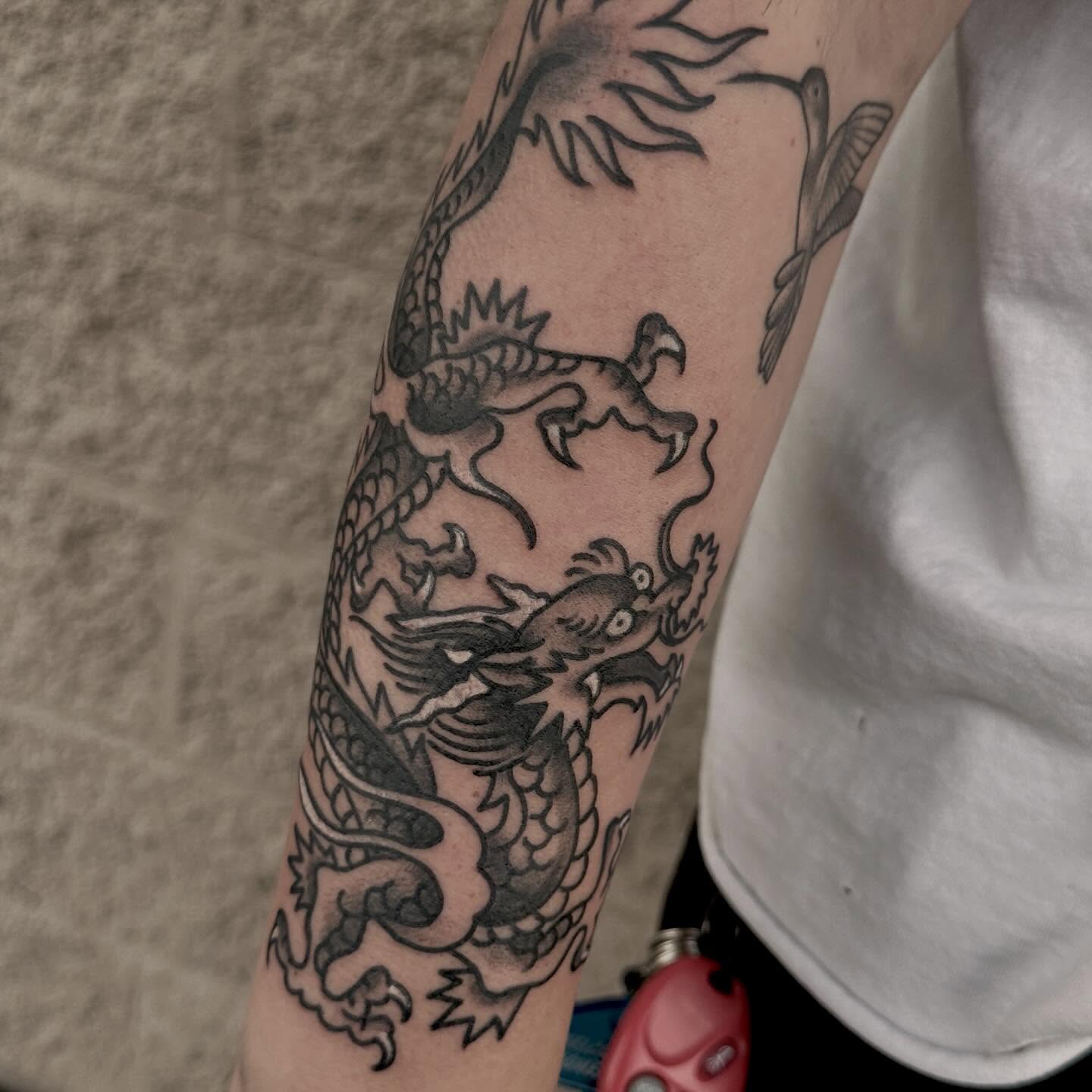 Tattoo by @bryce_d_tattoos — black_and_grey