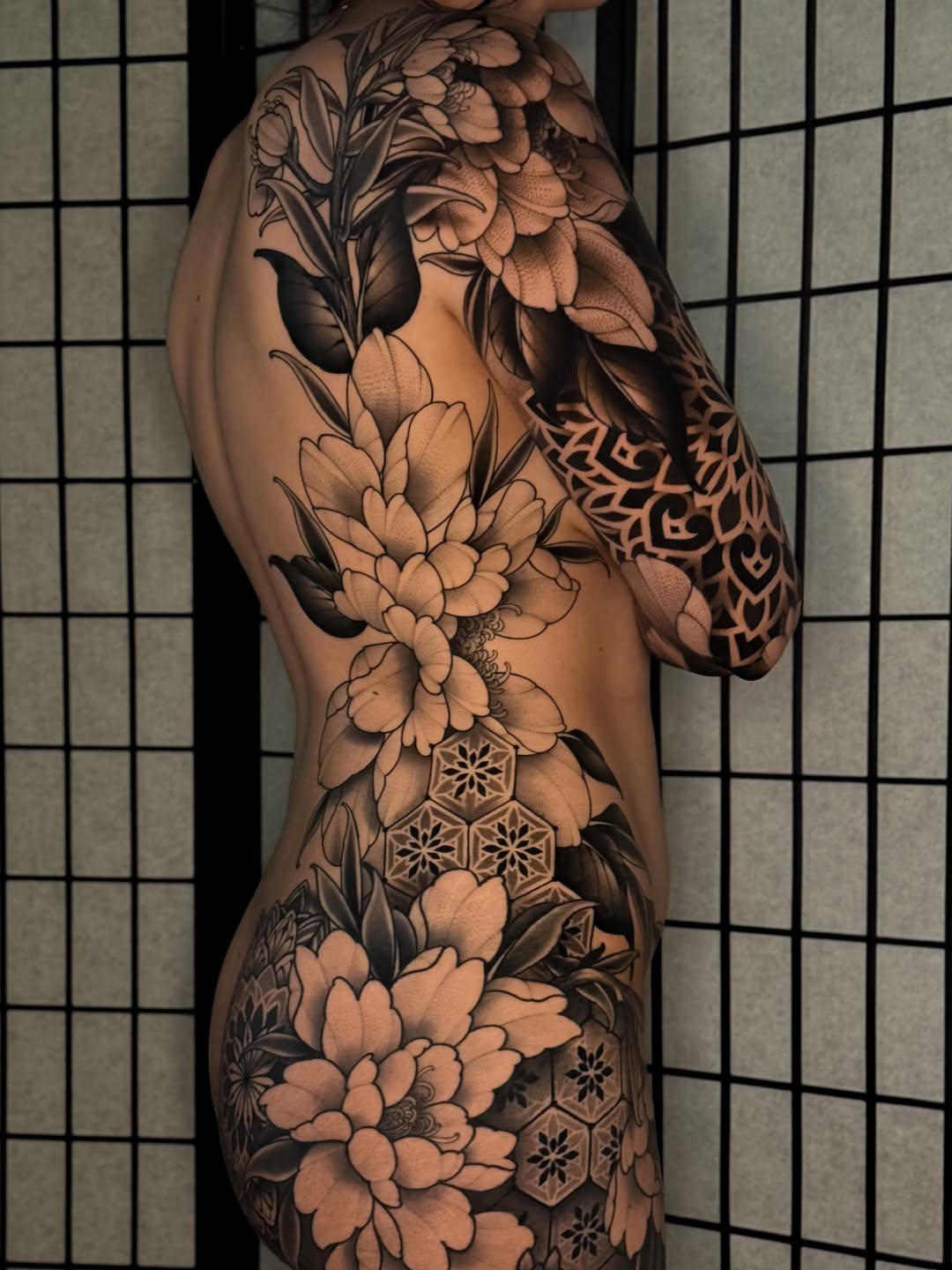 Tattoo by @devxruiz — japanese_irezumi, black_and_grey