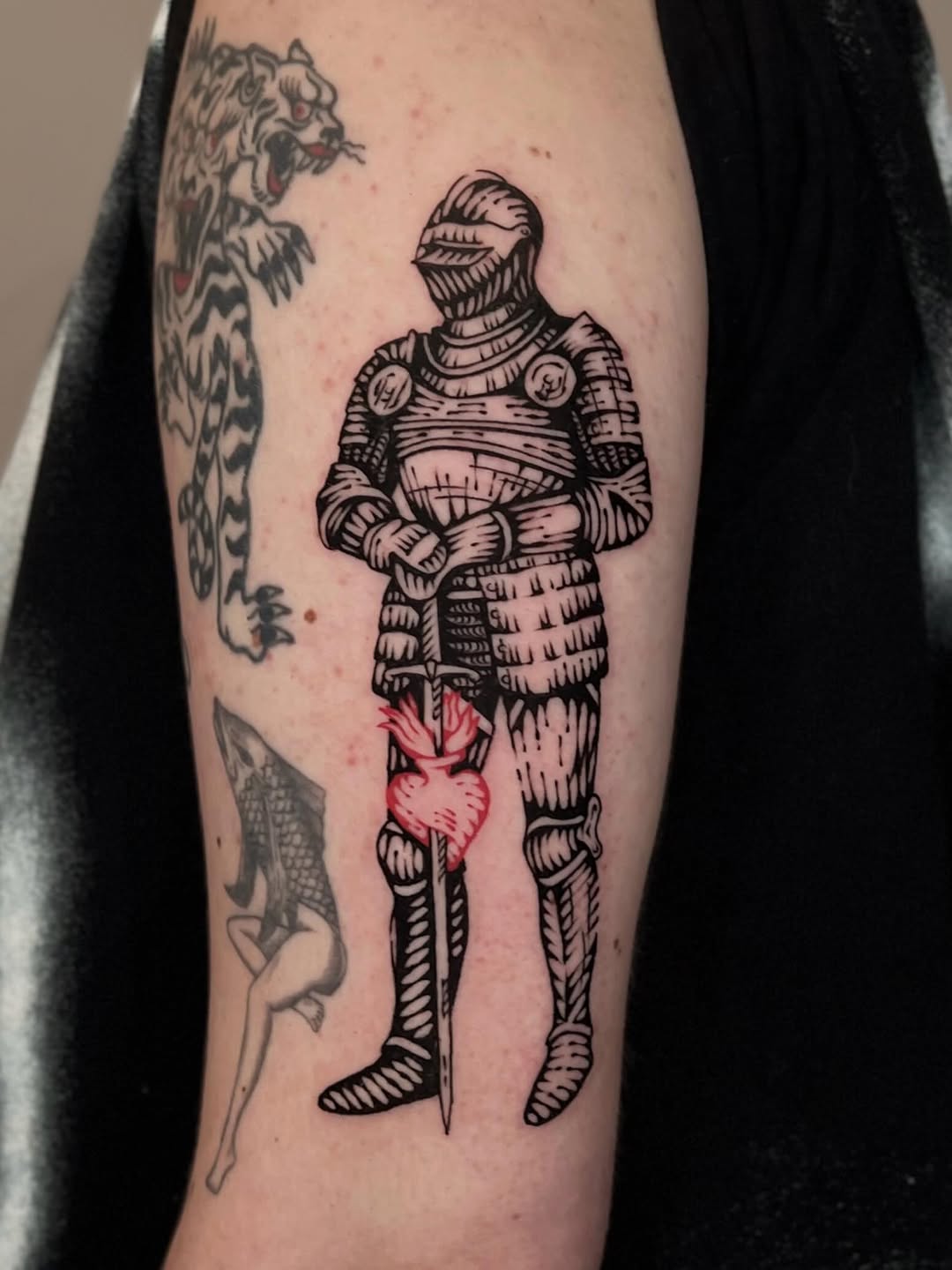 Tattoo by @wonny_wood — blackwork, illustrative