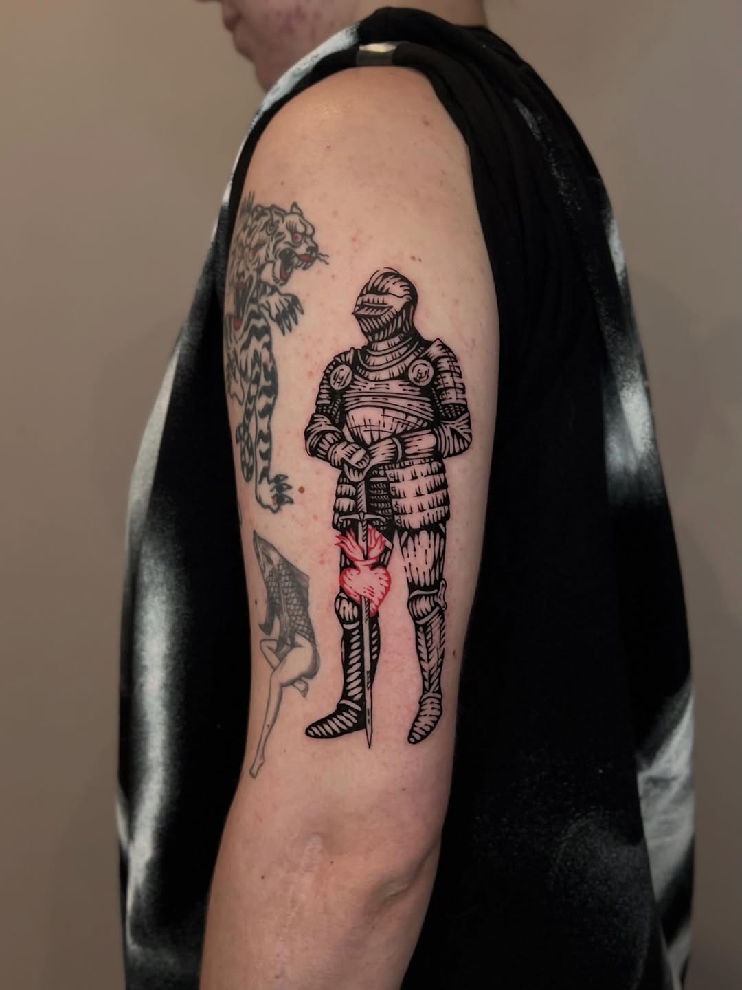 Tattoo by @wonny_wood — blackwork, illustrative