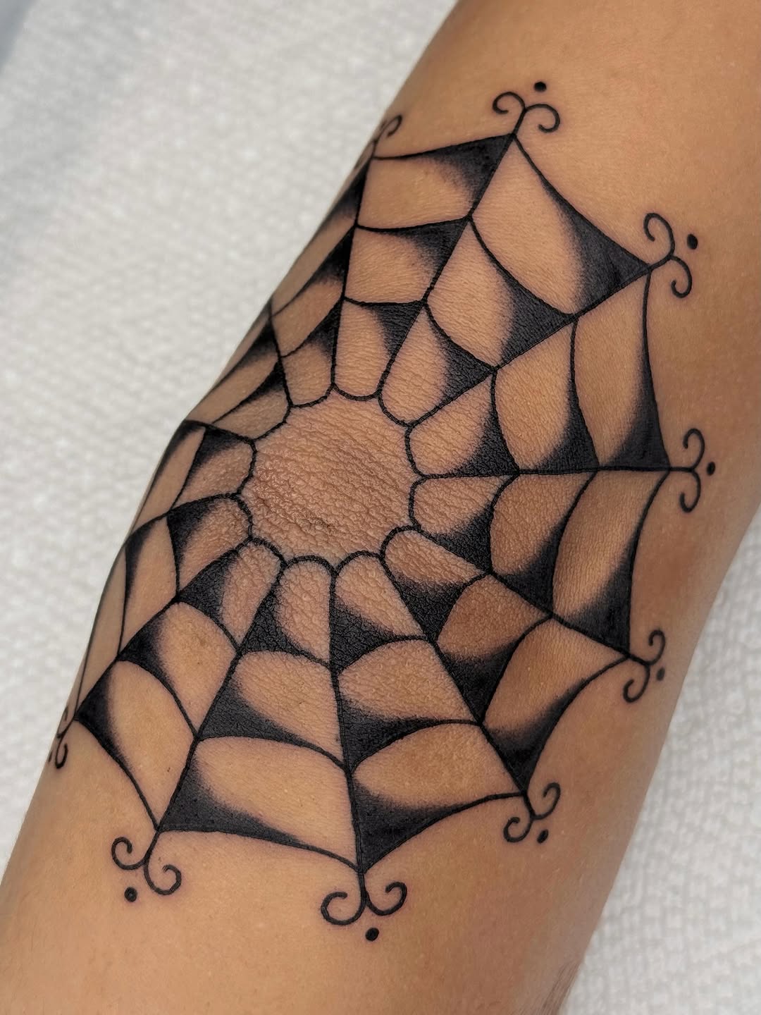 Tattoo by @bridgettetattoos — black_and_grey, ornamental