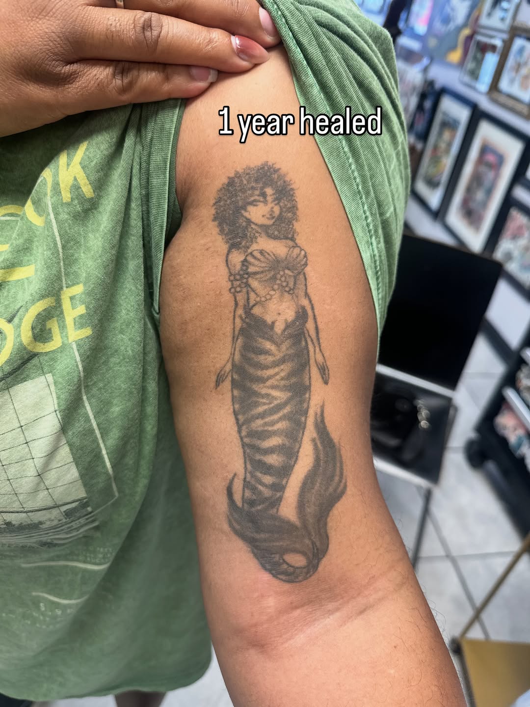 Tattoo by @mialaynetattoo — black_and_grey, chicano