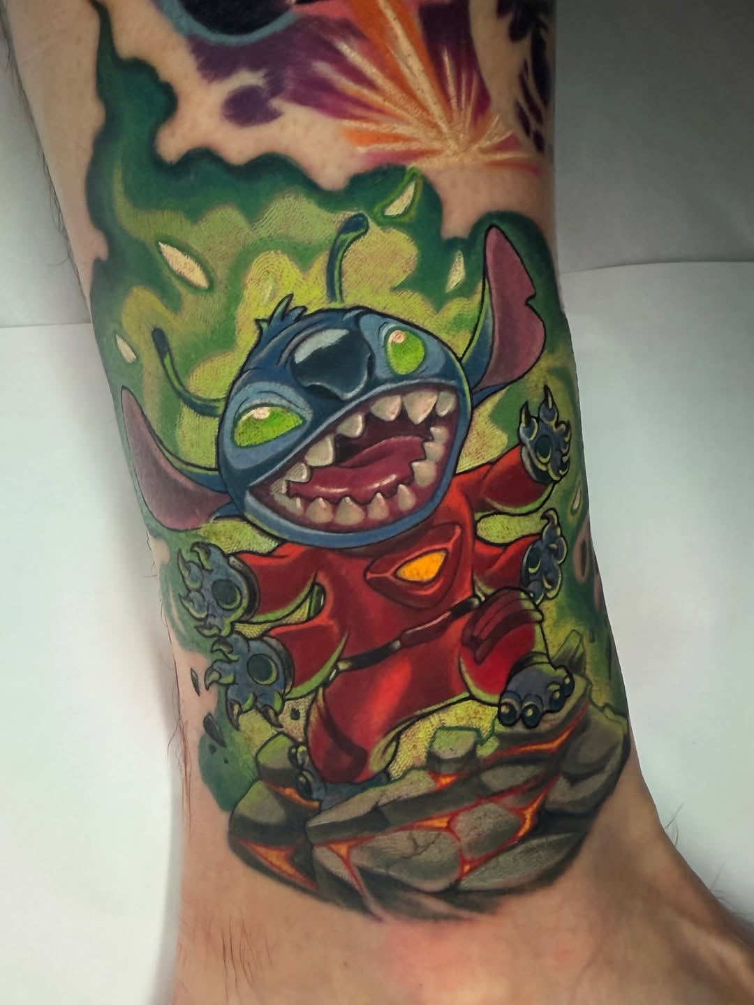 Tattoo by @jamesboagtattoos — new_school, anime