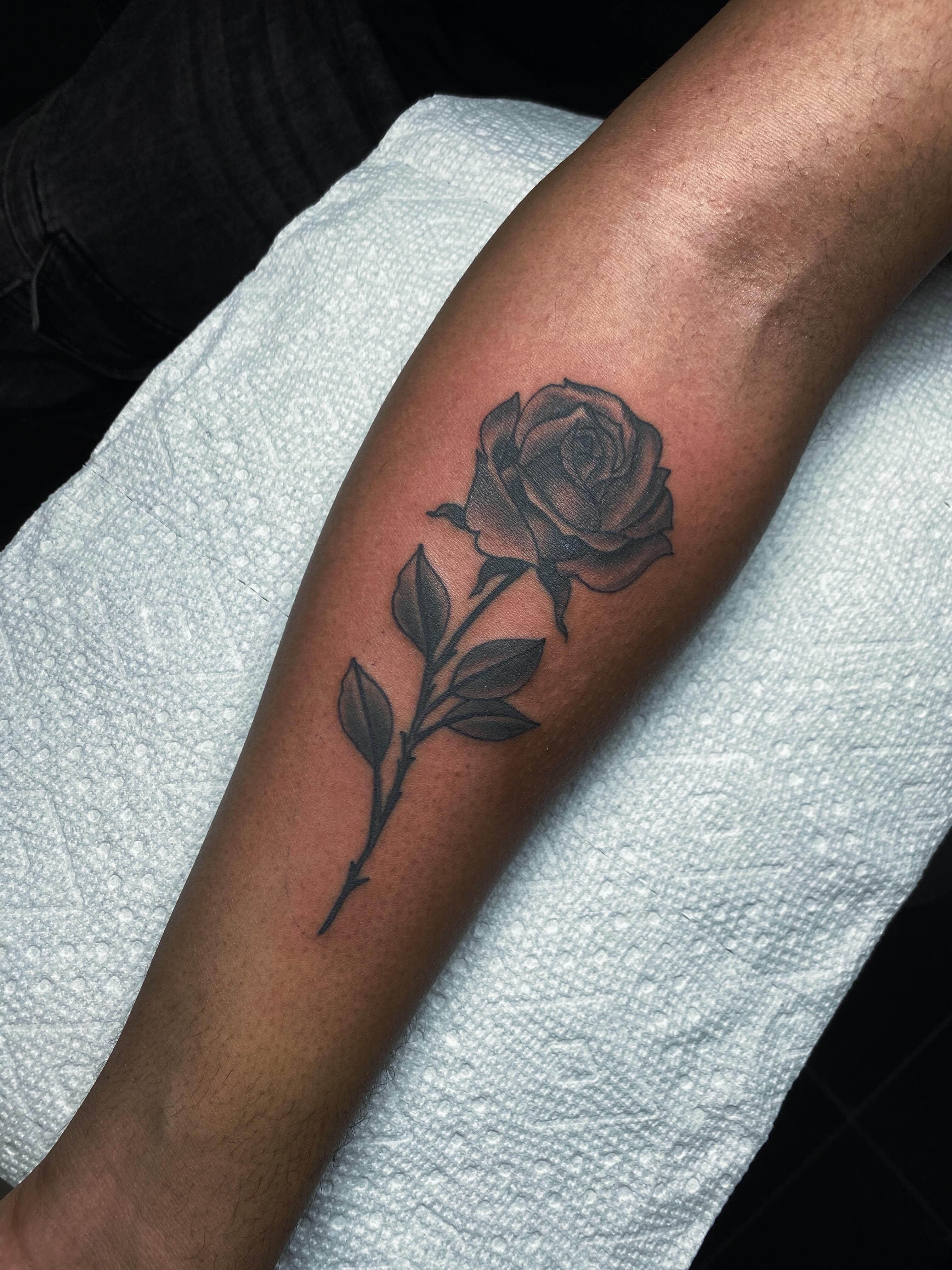 Tattoo by @nathanruffinojr — black_and_grey