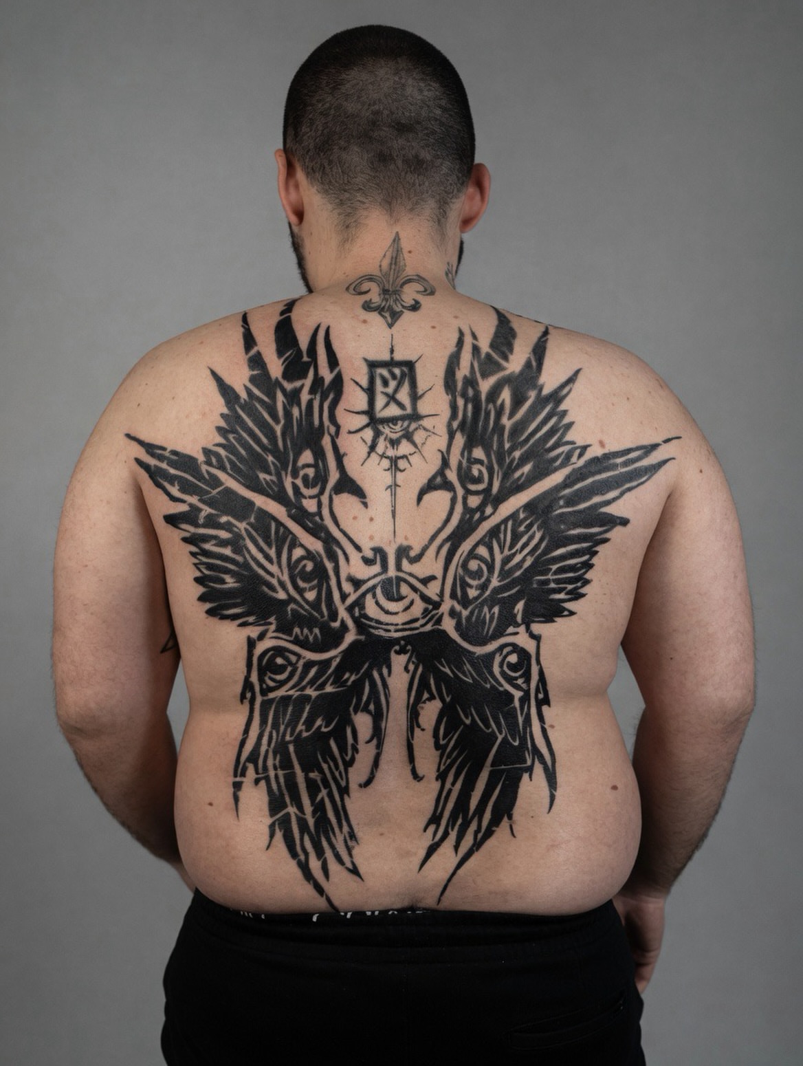 Tattoo by @damoer_tattoo — black_and_grey