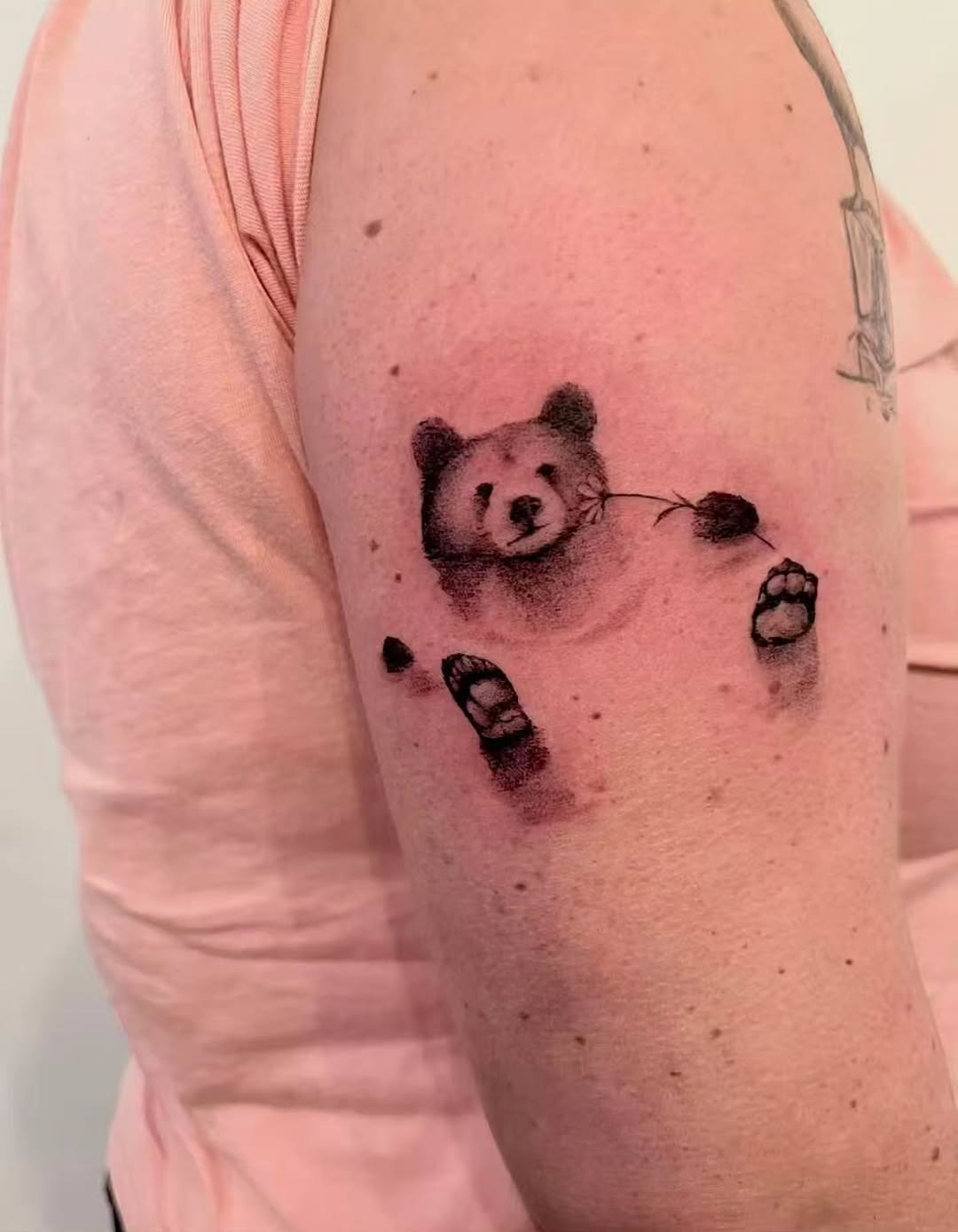 Tattoo by @kite.tattoo_amber — realism, black_and_grey