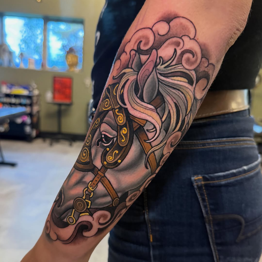 Tattoo by @kylebehrtattoos — neo_traditional, realism