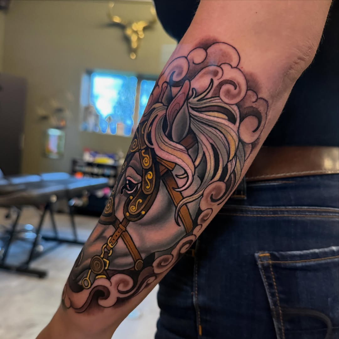 Tattoo by @kylebehrtattoos — neo_traditional, realism