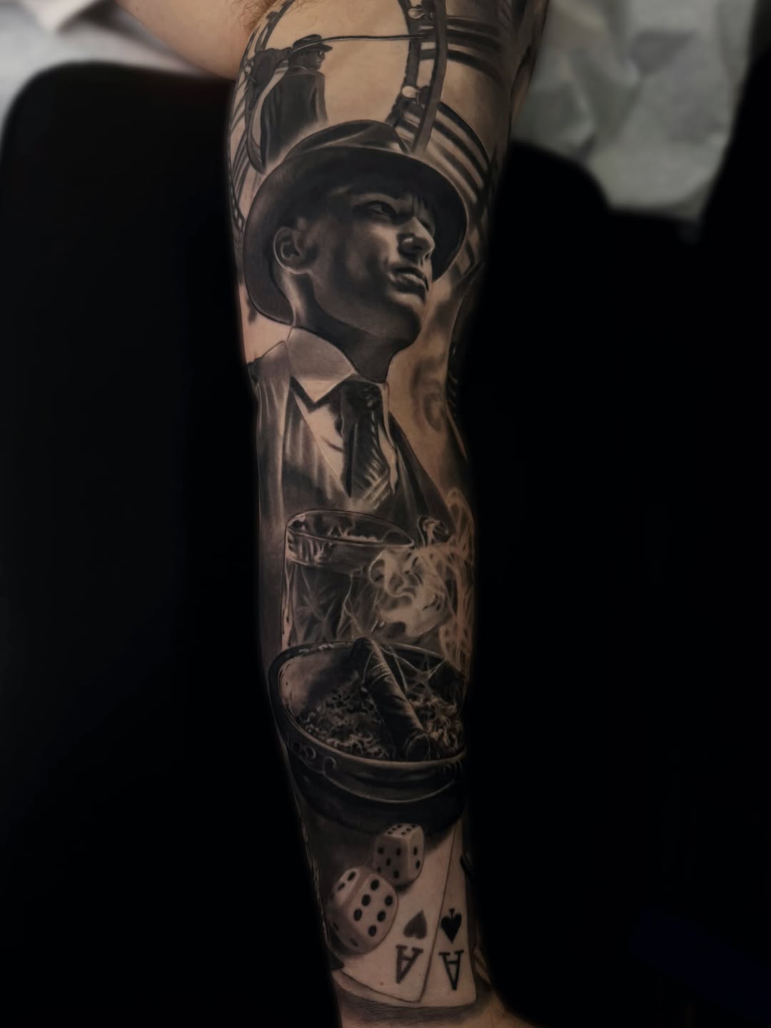 Tattoo by @gabpolflit_tattooartist — realism, black_and_grey