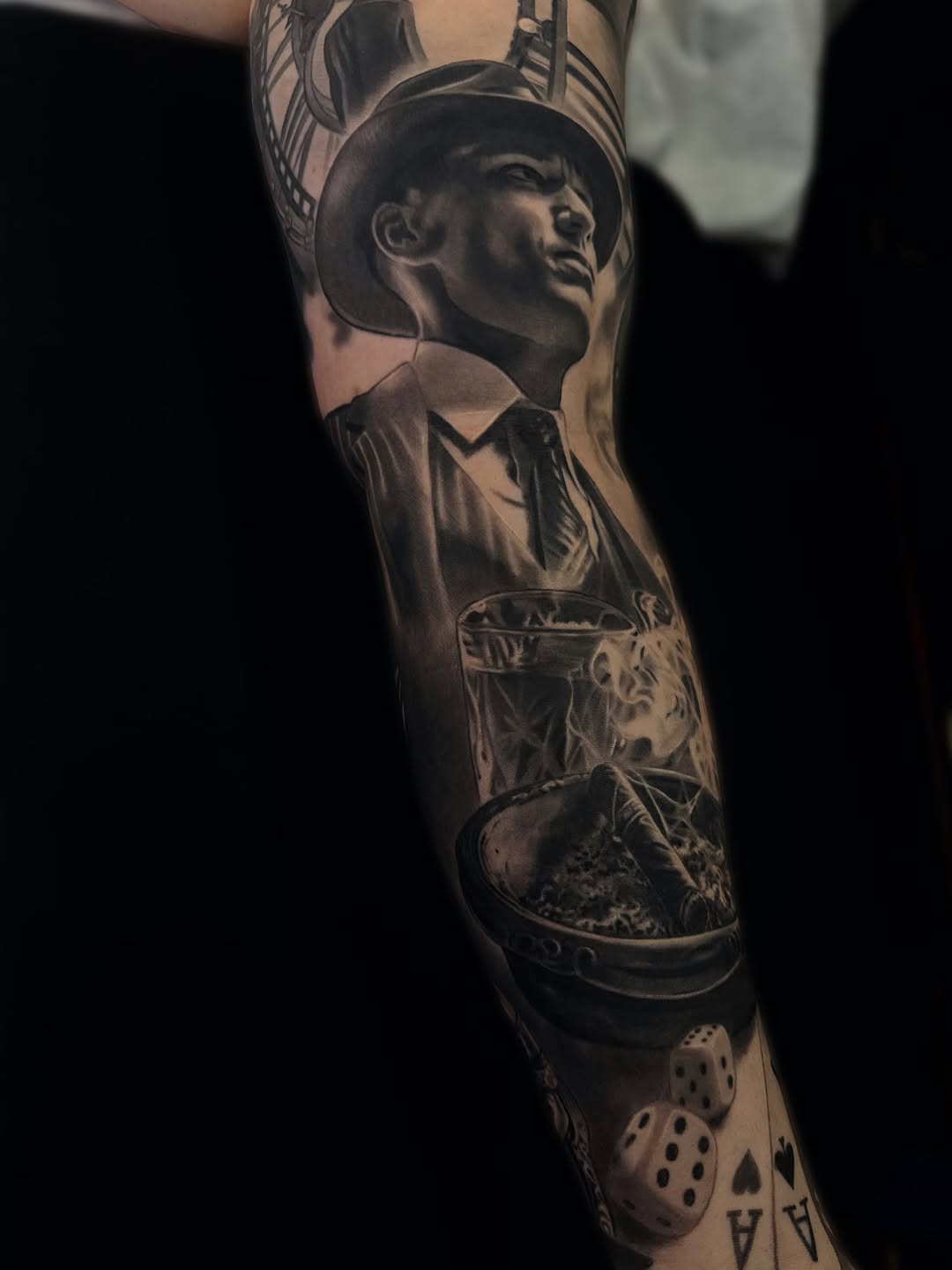 Tattoo by @gabpolflit_tattooartist — realism, black_and_grey