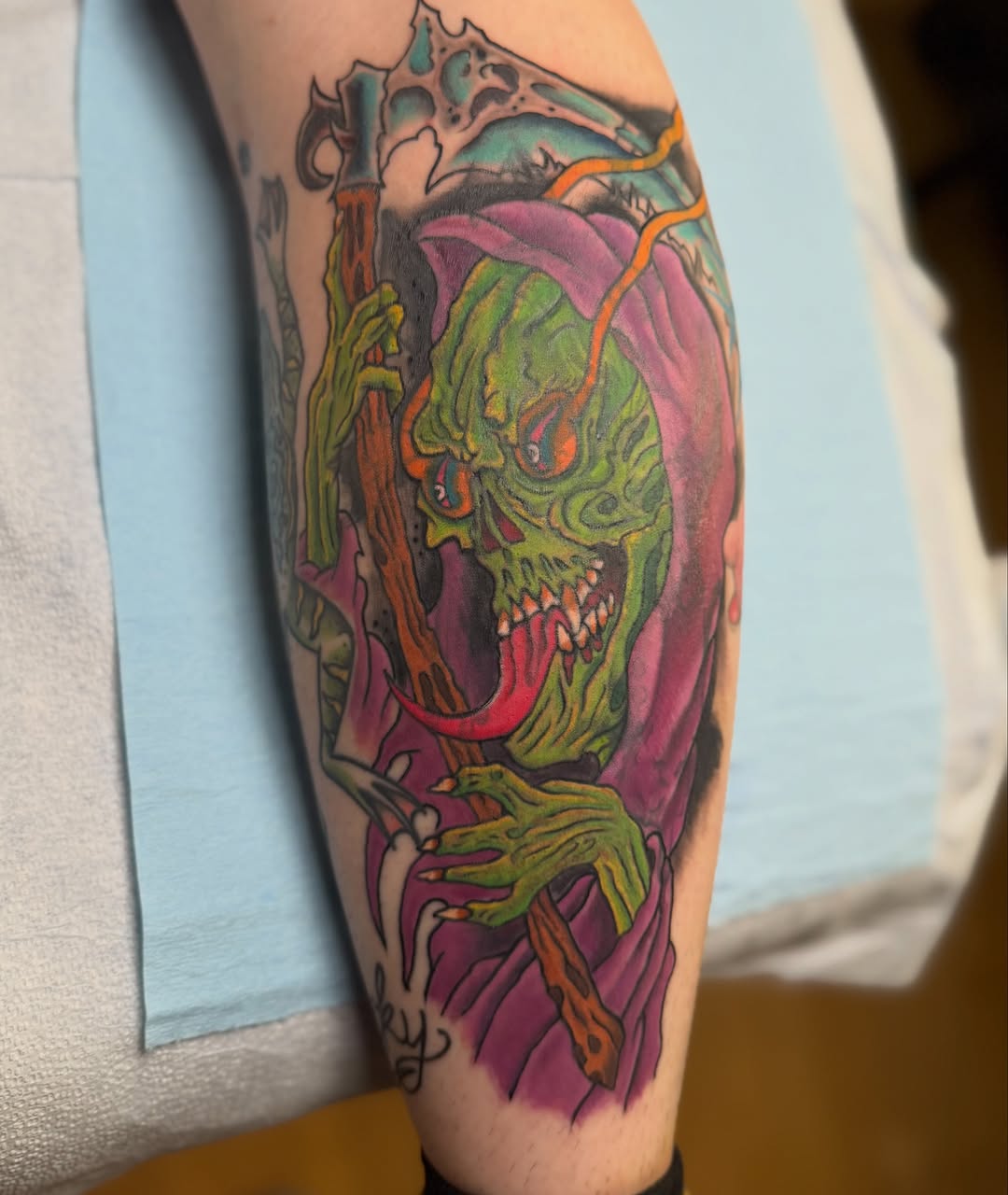 Tattoo by @tberrytattoos — new_school, dark_realism