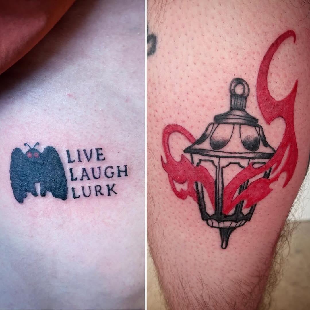 Tattoo by @runtztattoo — lettering_script, blackwork